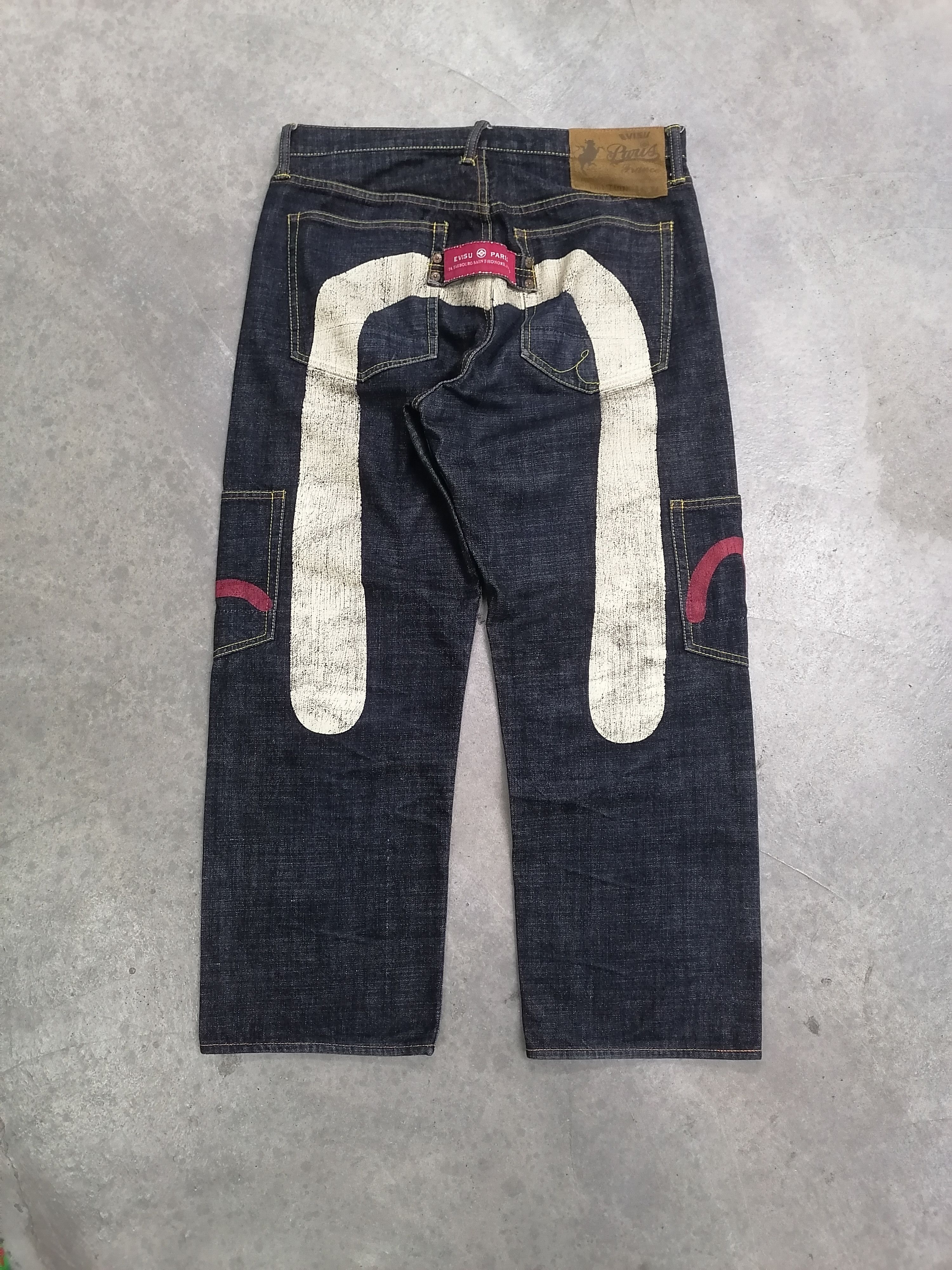 Evisu Rare🔥Evisu Paris Daicock Selvedge By Yamane Denim Pants⚡ Size US 34 / EU 50 - 11 Thumbnail