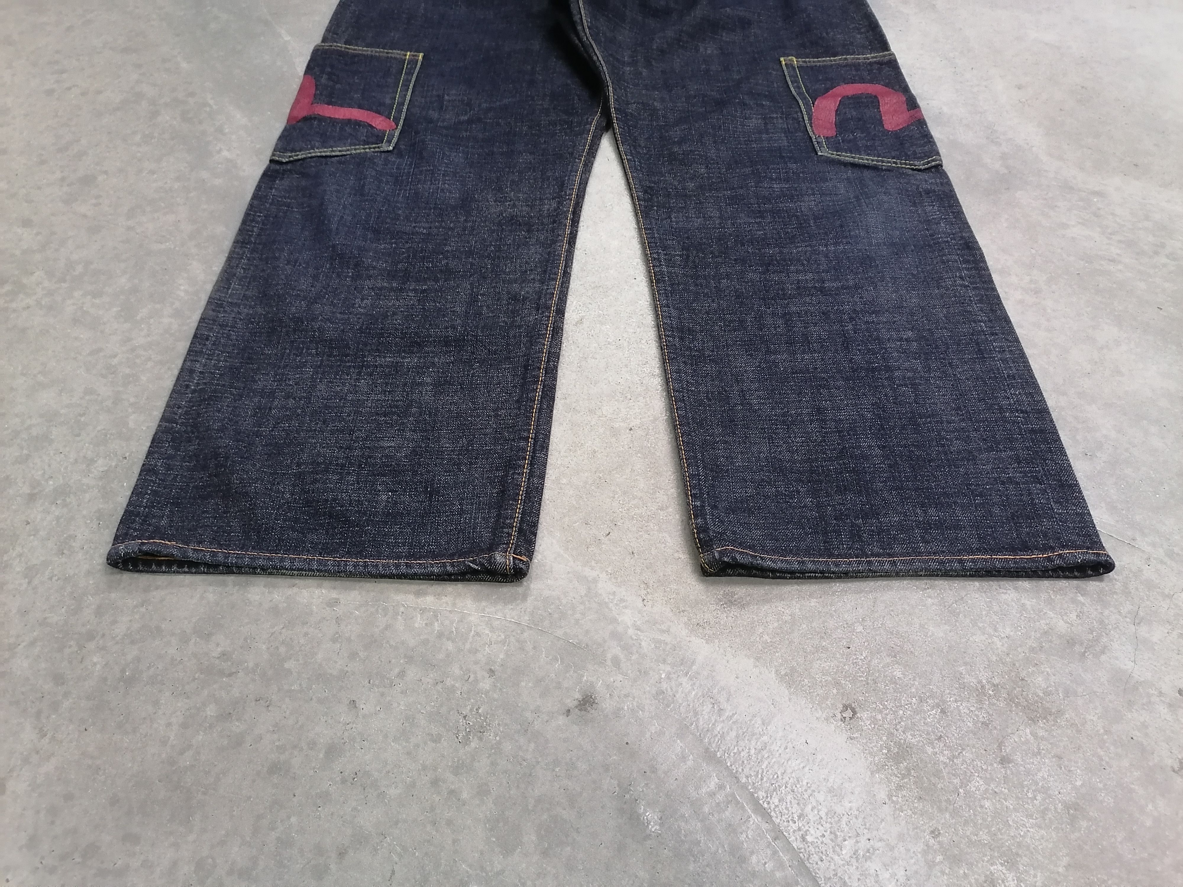 Evisu Rare🔥Evisu Paris Daicock Selvedge By Yamane Denim Pants⚡ Size US 34 / EU 50 - 6 Thumbnail