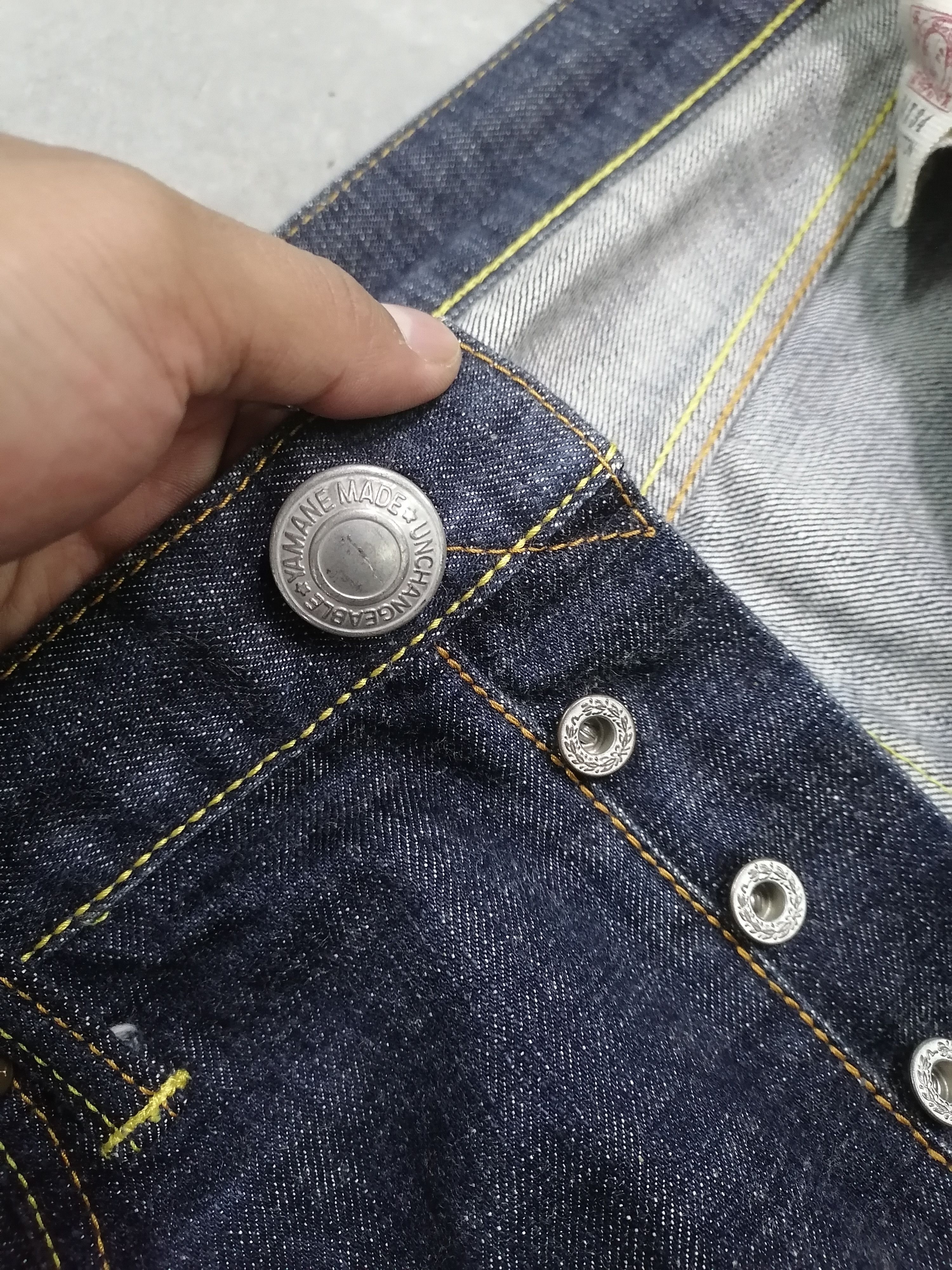Evisu Rare🔥Evisu Paris Daicock Selvedge By Yamane Denim Pants⚡ Size US 34 / EU 50 - 10 Thumbnail