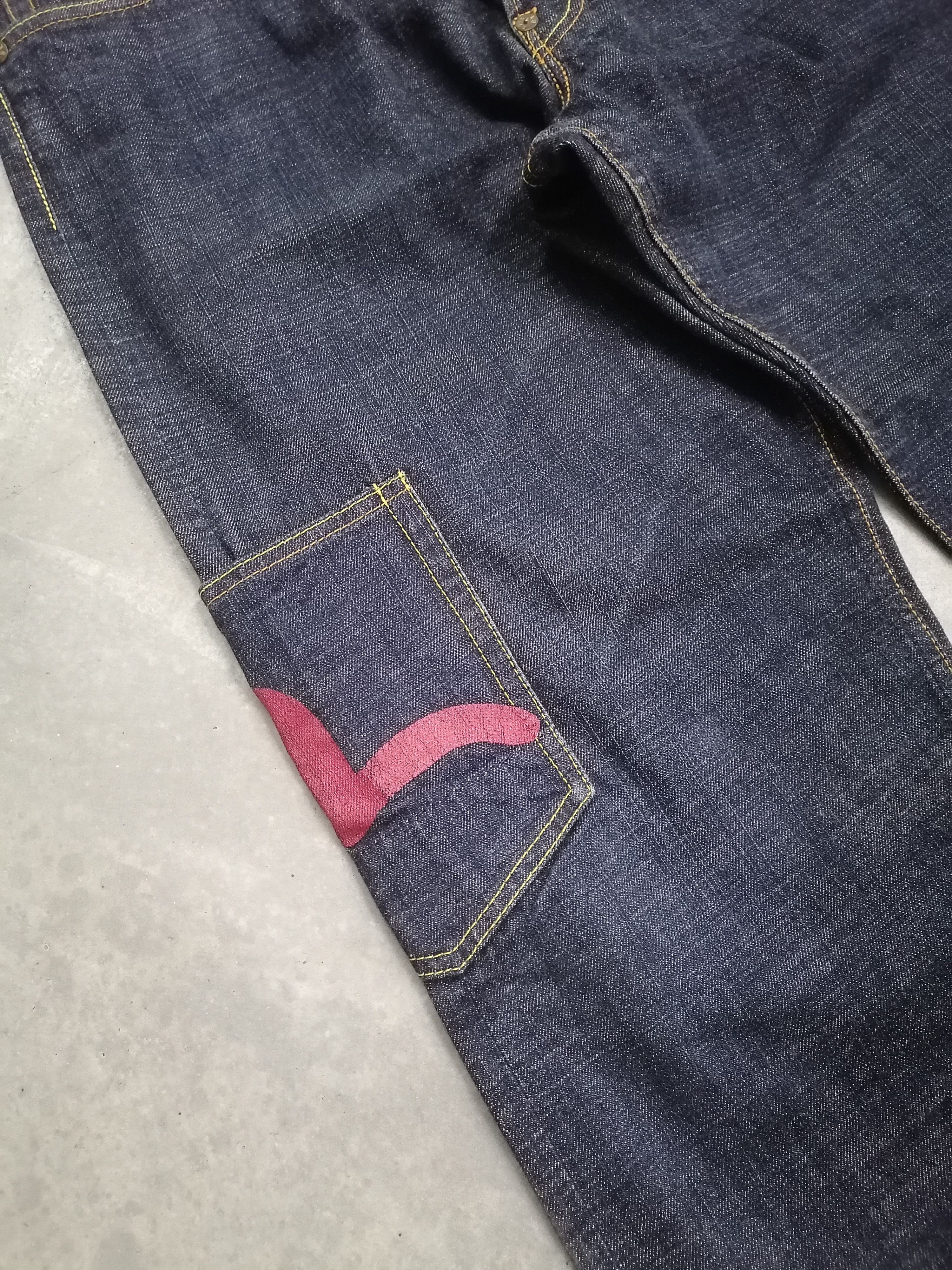 Evisu Rare🔥Evisu Paris Daicock Selvedge By Yamane Denim Pants⚡ Size US 34 / EU 50 - 8 Thumbnail