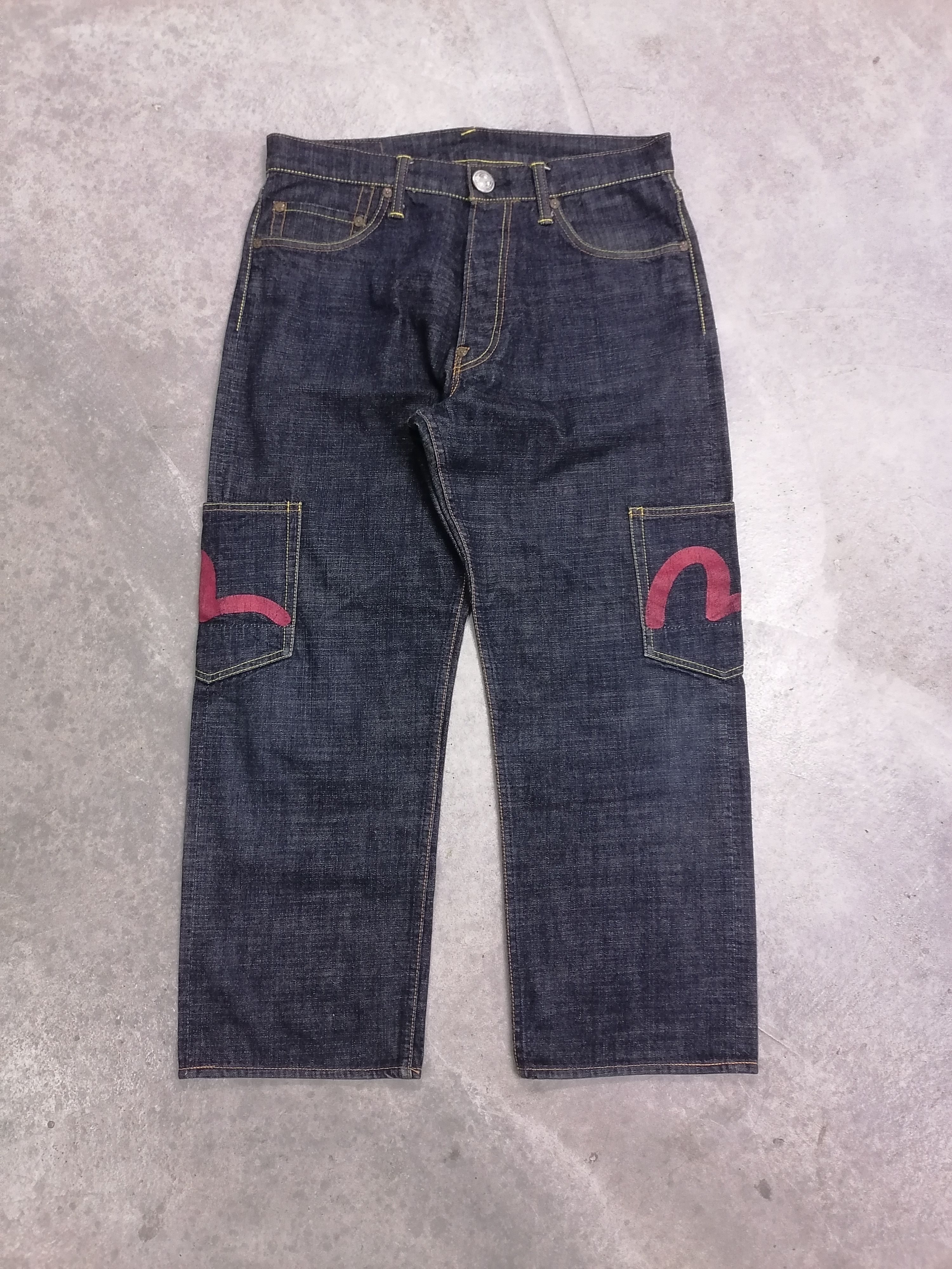 Evisu Rare🔥Evisu Paris Daicock Selvedge By Yamane Denim Pants⚡ Size US 34 / EU 50 - 5 Thumbnail