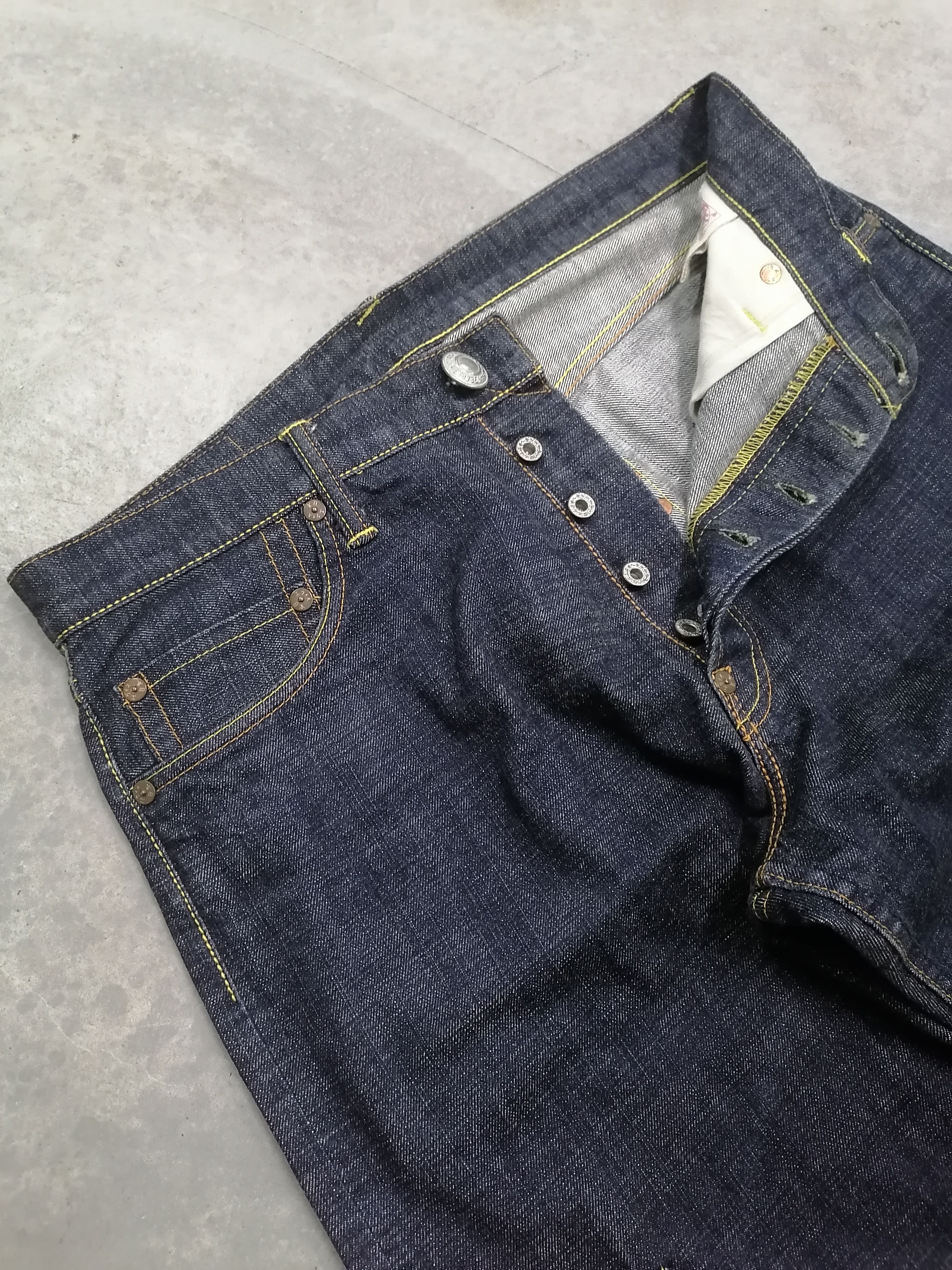 Evisu Rare🔥Evisu Paris Daicock Selvedge By Yamane Denim Pants⚡ Size US 34 / EU 50 - 9 Thumbnail