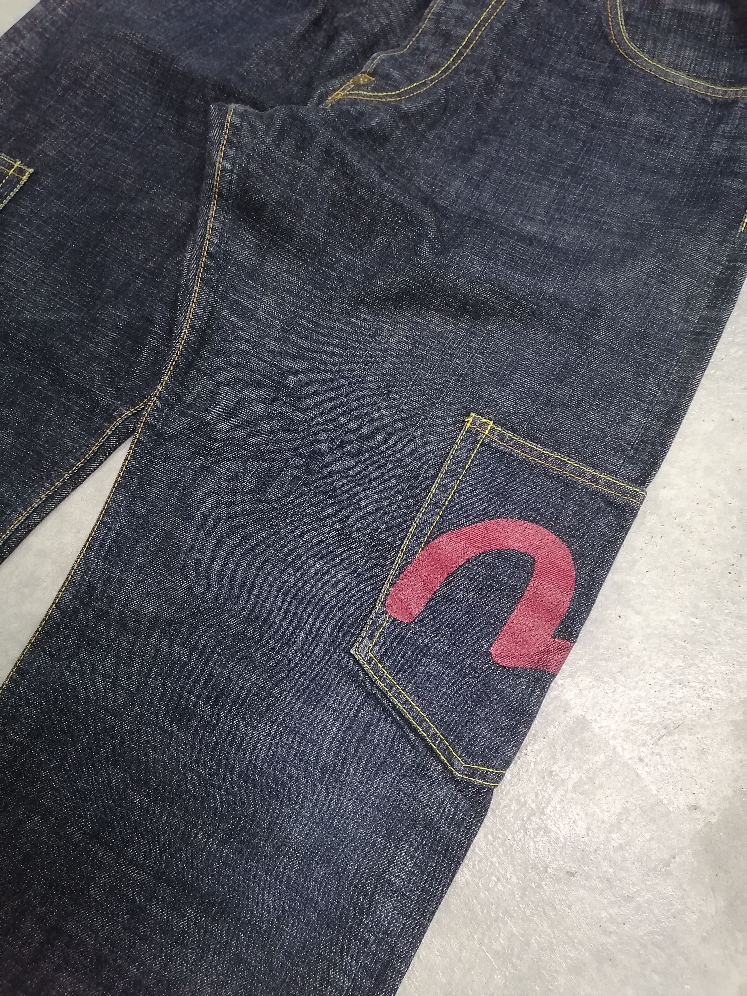 Evisu Rare🔥Evisu Paris Daicock Selvedge By Yamane Denim Pants⚡ Size US 34 / EU 50 - 7 Thumbnail