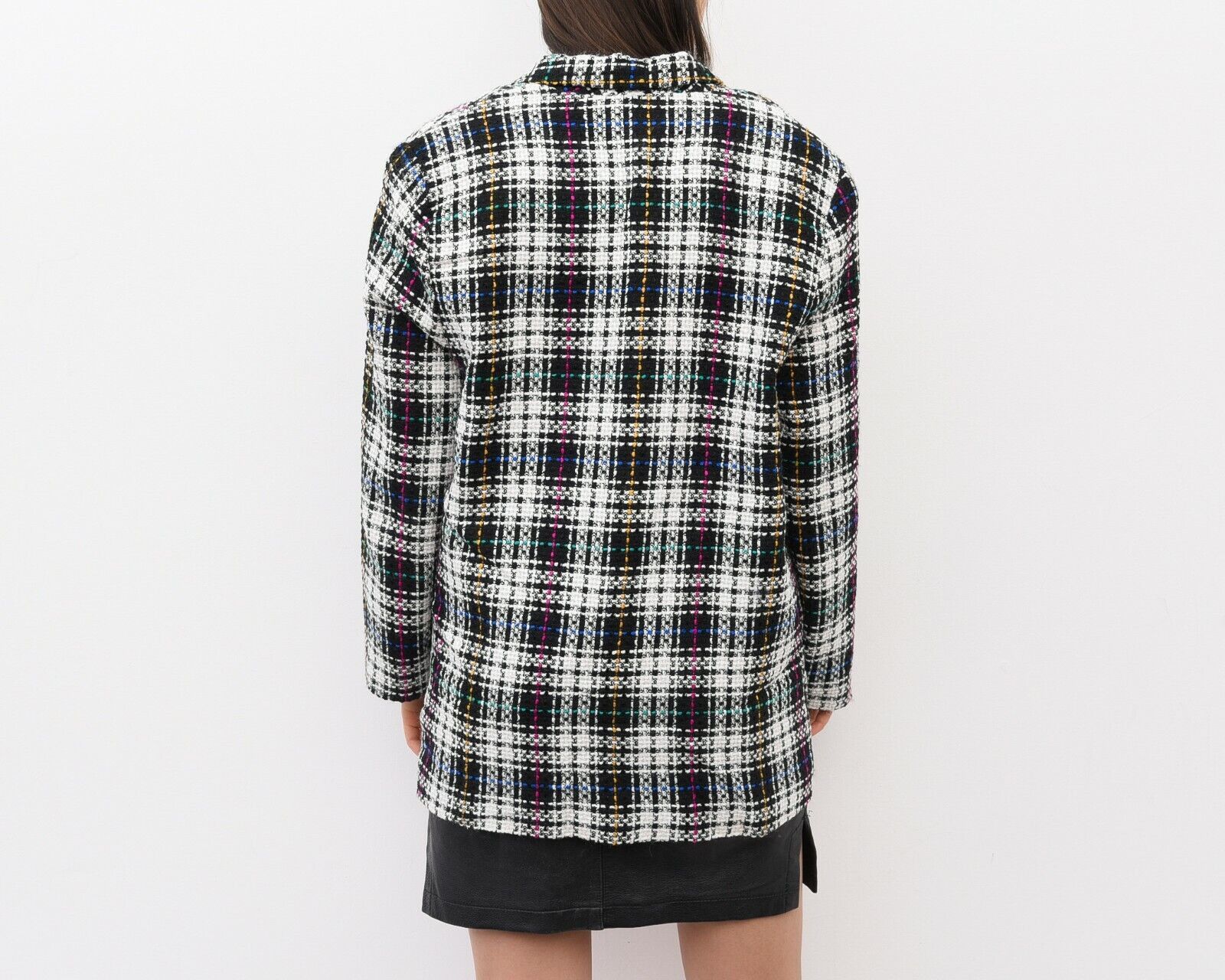 Other × Vintage 90's Womens Check Tartan Plaid Sport Jacket Blazer Colourful Size L / US 10 / IT 46 - 5 Thumbnail