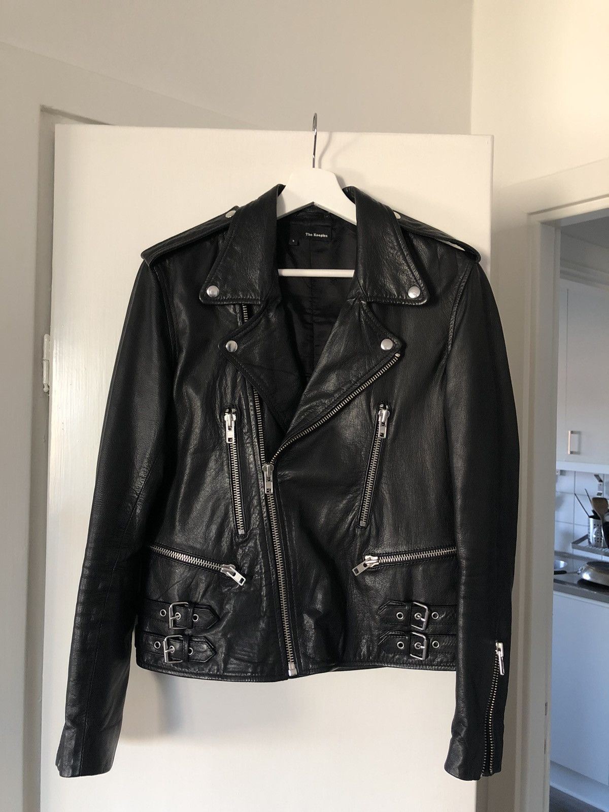 Veste Perfecto Cuir The Kooples - Style Biker Rock'n Roll SS14 - Taille M - Occasion Très Bon état