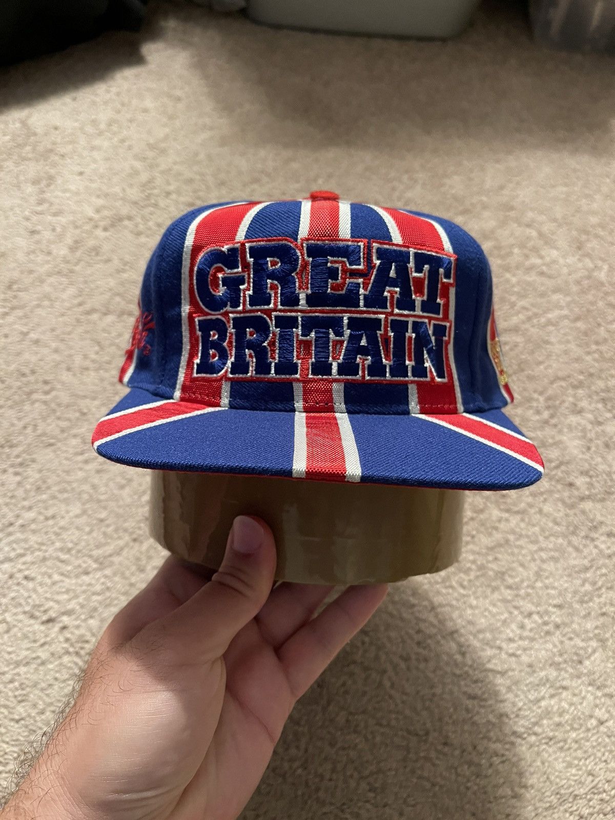 The Game Sample The Game 1996 96 Olympics Britain Big Logo Snapback Size ONE SIZE - 1 Thumbnail