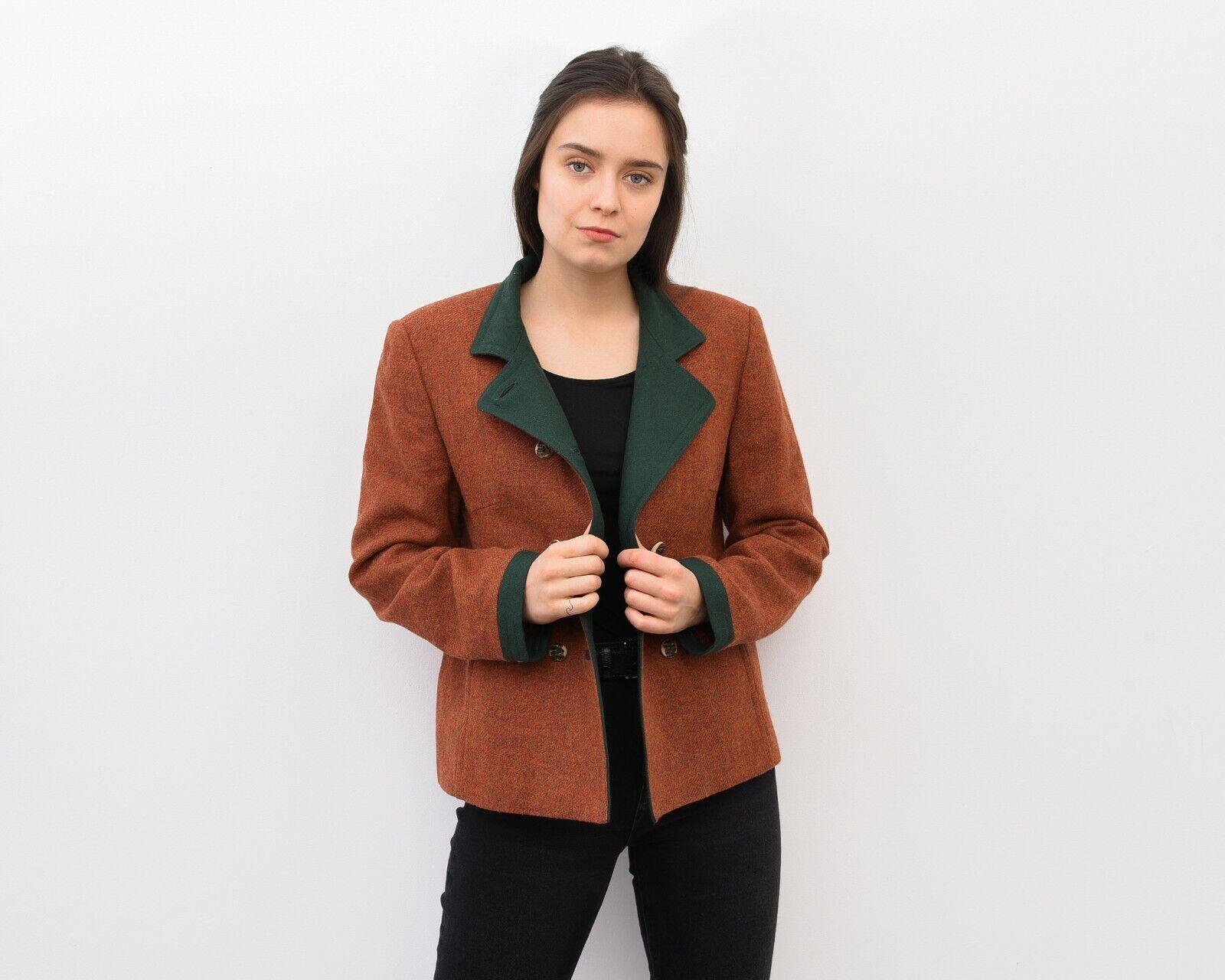 Other × Vintage Doube Breasted Trachten Blazer Cardigan Jacket Octoberfest Size M / US 6-8 / IT 42-44 - 1 Thumbnail