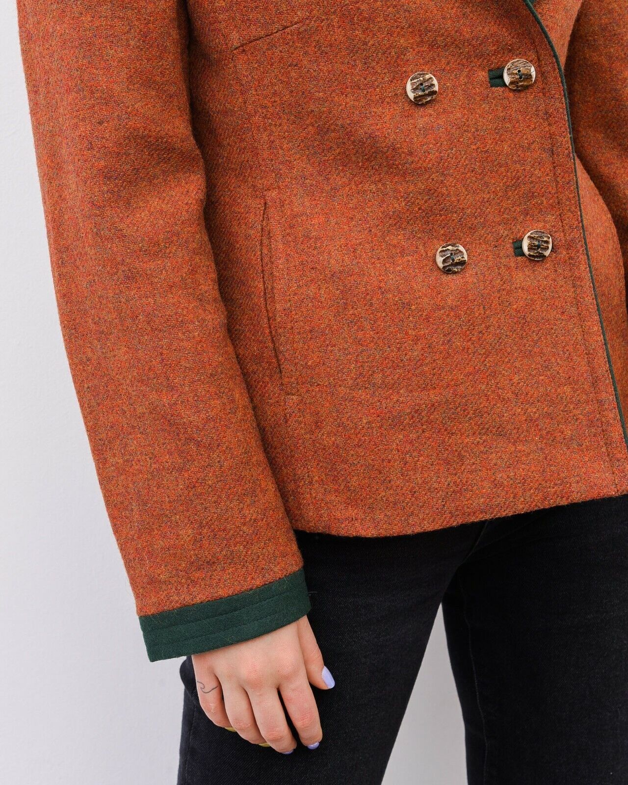 Other × Vintage Doube Breasted Trachten Blazer Cardigan Jacket Octoberfest Size M / US 6-8 / IT 42-44 - 7 Thumbnail