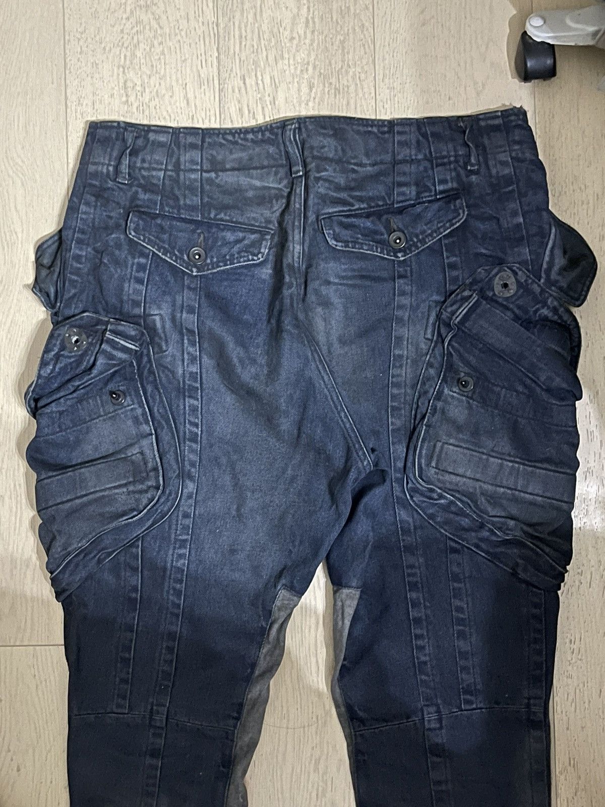 Julius Julius 7 2012ss blue cargo jeans size 1 Size US 30 / EU 46 - 5 Thumbnail