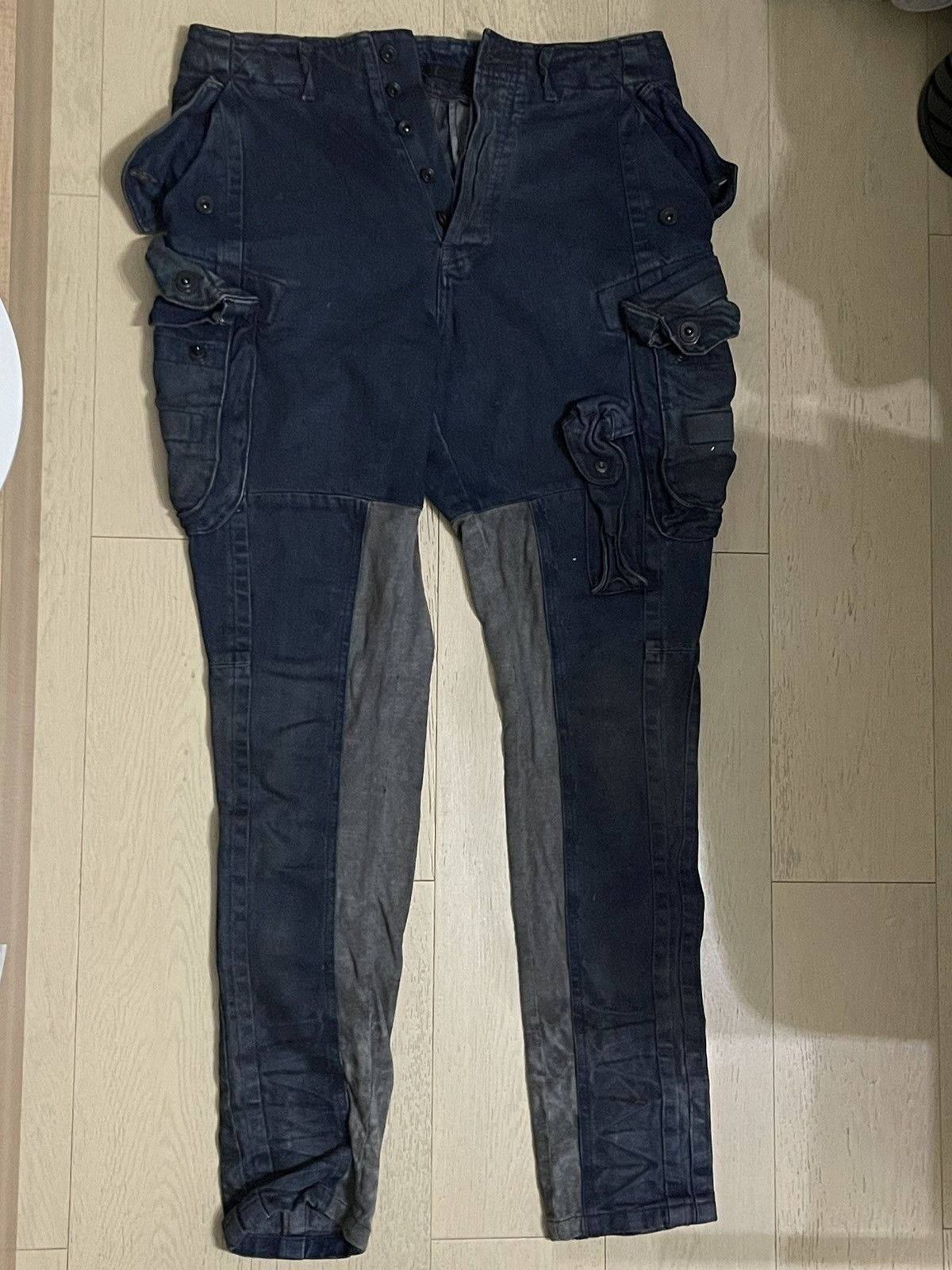 Julius Julius 7 2012ss blue cargo jeans size 1 Size US 30 / EU 46 - 3 Thumbnail