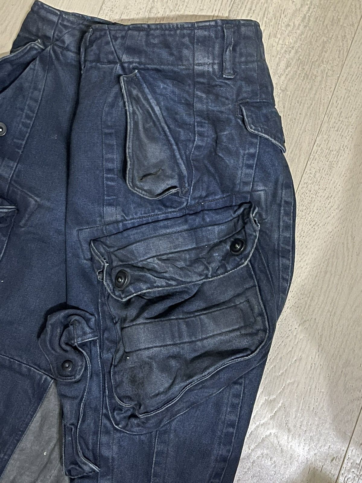 Julius Julius 7 2012ss blue cargo jeans size 1 Size US 30 / EU 46 - 7 Thumbnail