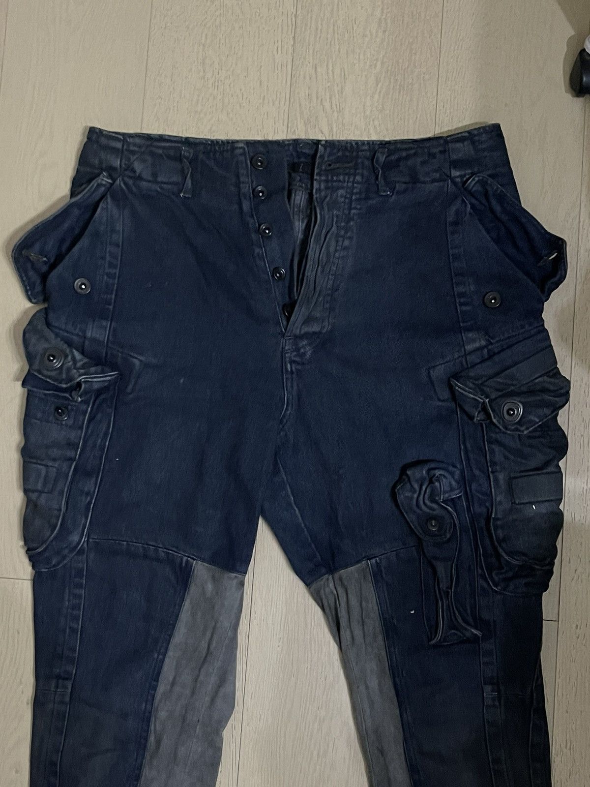 Julius Julius 7 2012ss blue cargo jeans size 1 Size US 30 / EU 46 - 6 Thumbnail