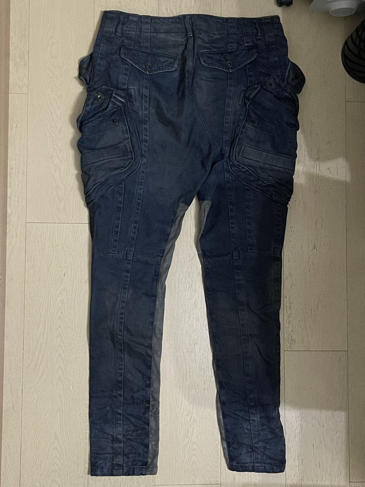 Julius Julius 7 2012ss blue cargo jeans size 1 Size US 30 / EU 46 - 4 Thumbnail