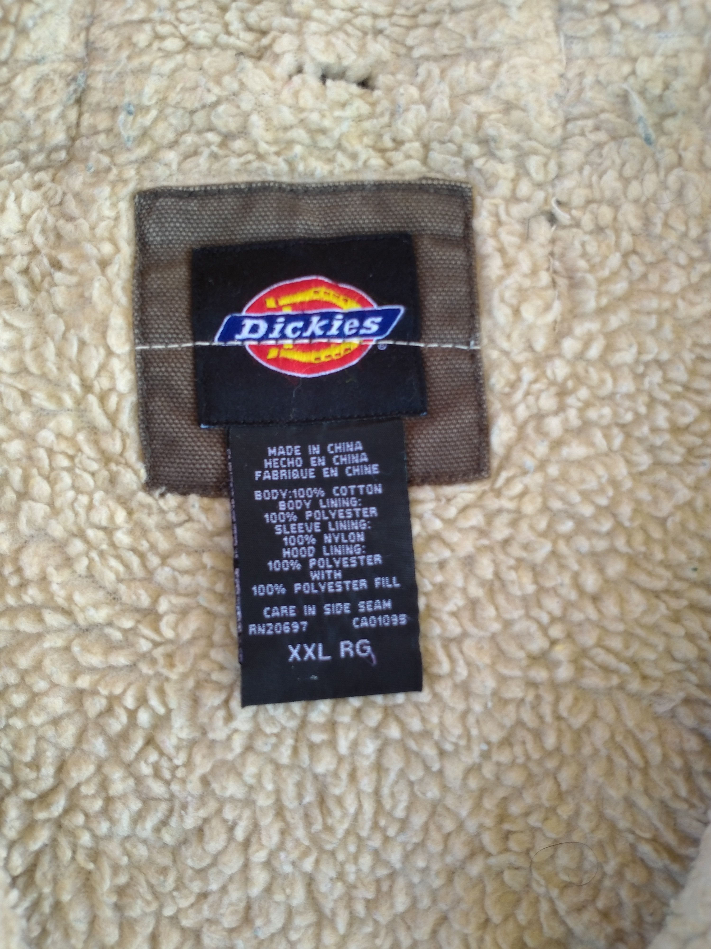 Dickies DICKIES SUN FADED BROWN SHERPA HOODIE JACKET Size US XXL / EU 58 / 5 - 5 Thumbnail