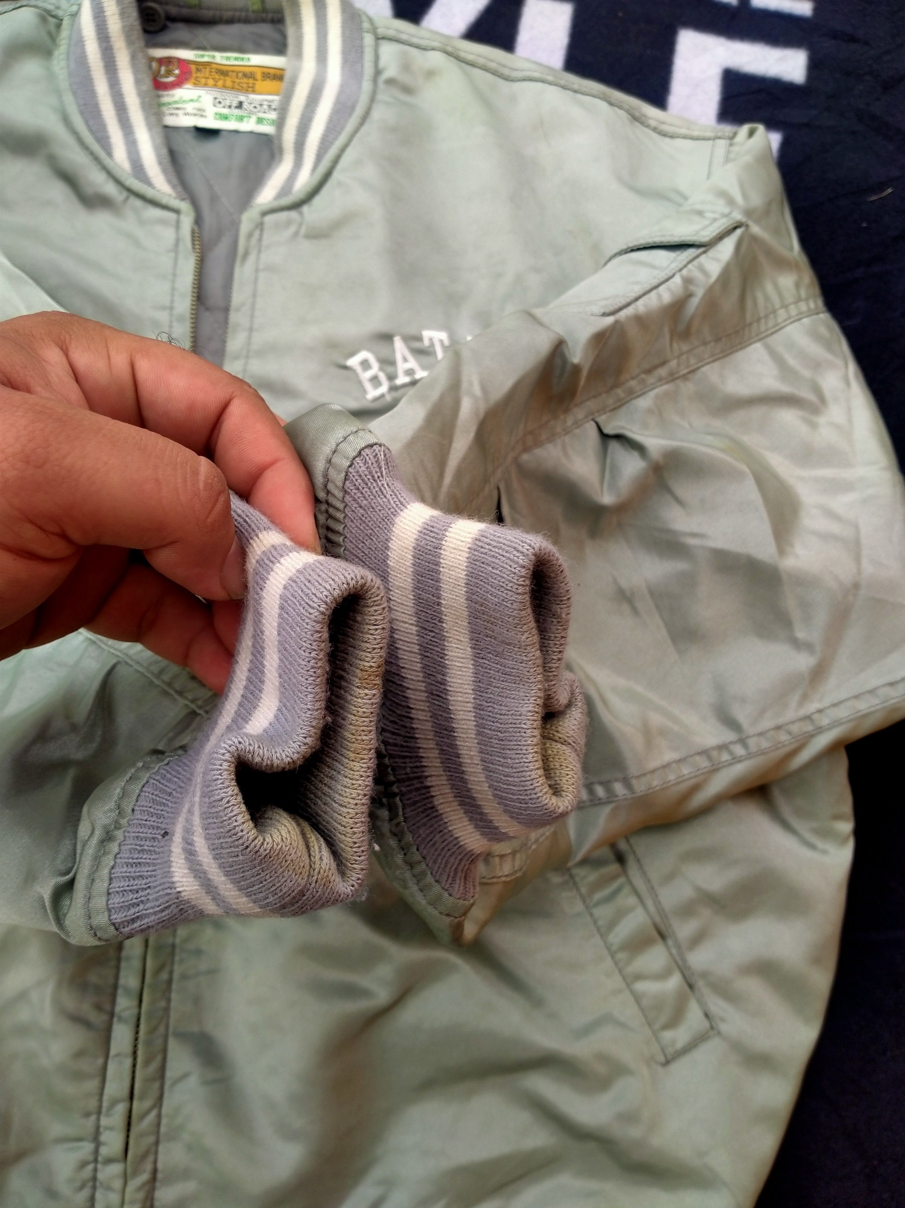 Japanese Brand × Vintage BATAILLE OFF ROAD COMING EMBROIDERED BOMBER JACKET Size US M / EU 48-50 / 2 - 7 Thumbnail