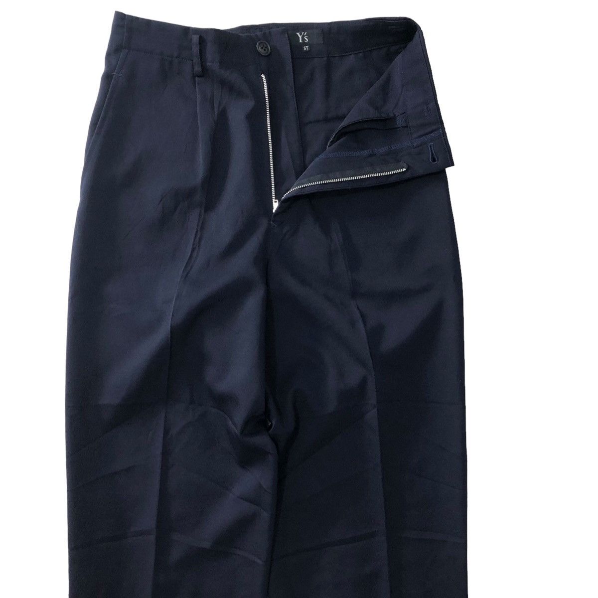 Yohji Yamamoto Y's Navy Wool Trousers Size US 28 / EU 44 - 3 Thumbnail