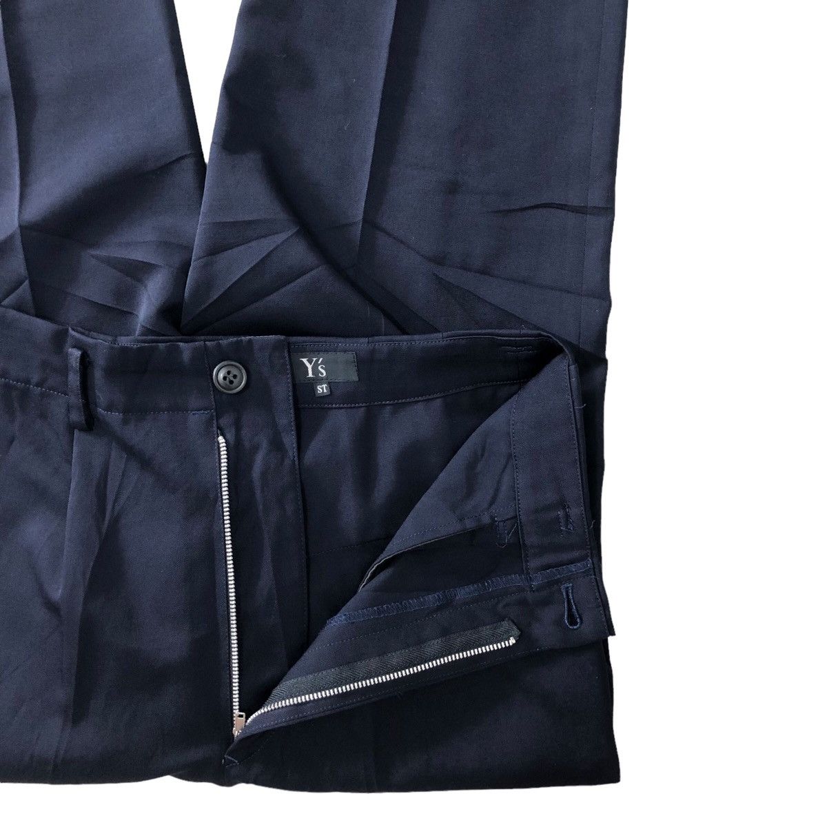 Yohji Yamamoto Y's Navy Wool Trousers Size US 28 / EU 44 - 8 Thumbnail