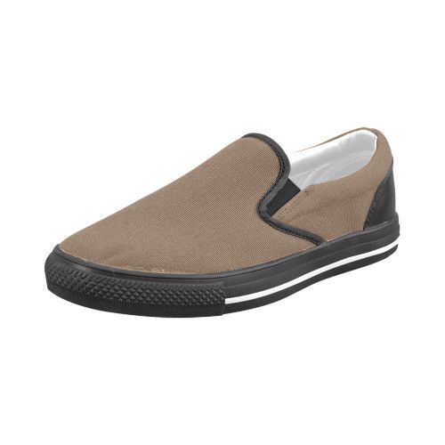 BROWN Men's Slip-on Canvas Shoes