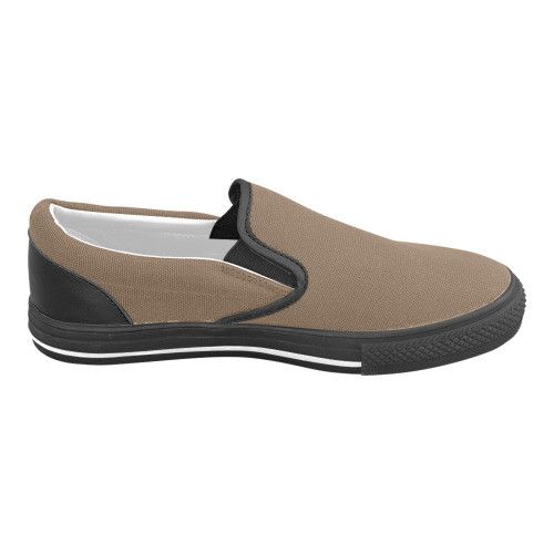 BROWN Men's Slip-on Canvas Shoes