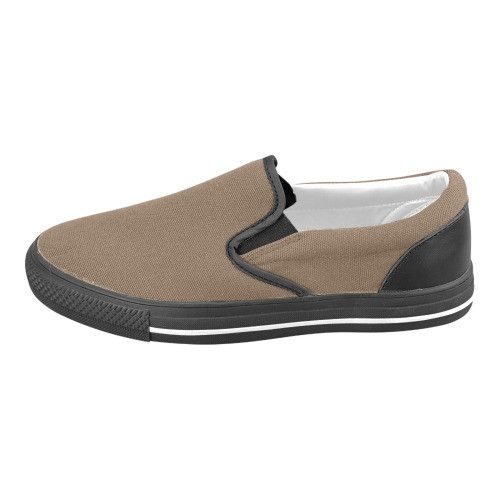 BROWN Men's Slip-on Canvas Shoes
