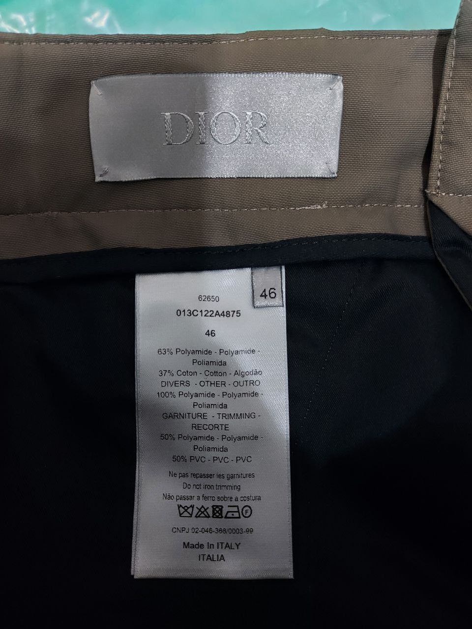Dior *New* Technical Canvas Cropped Cargo Pants Size US 30 / EU 46 - 3 Thumbnail