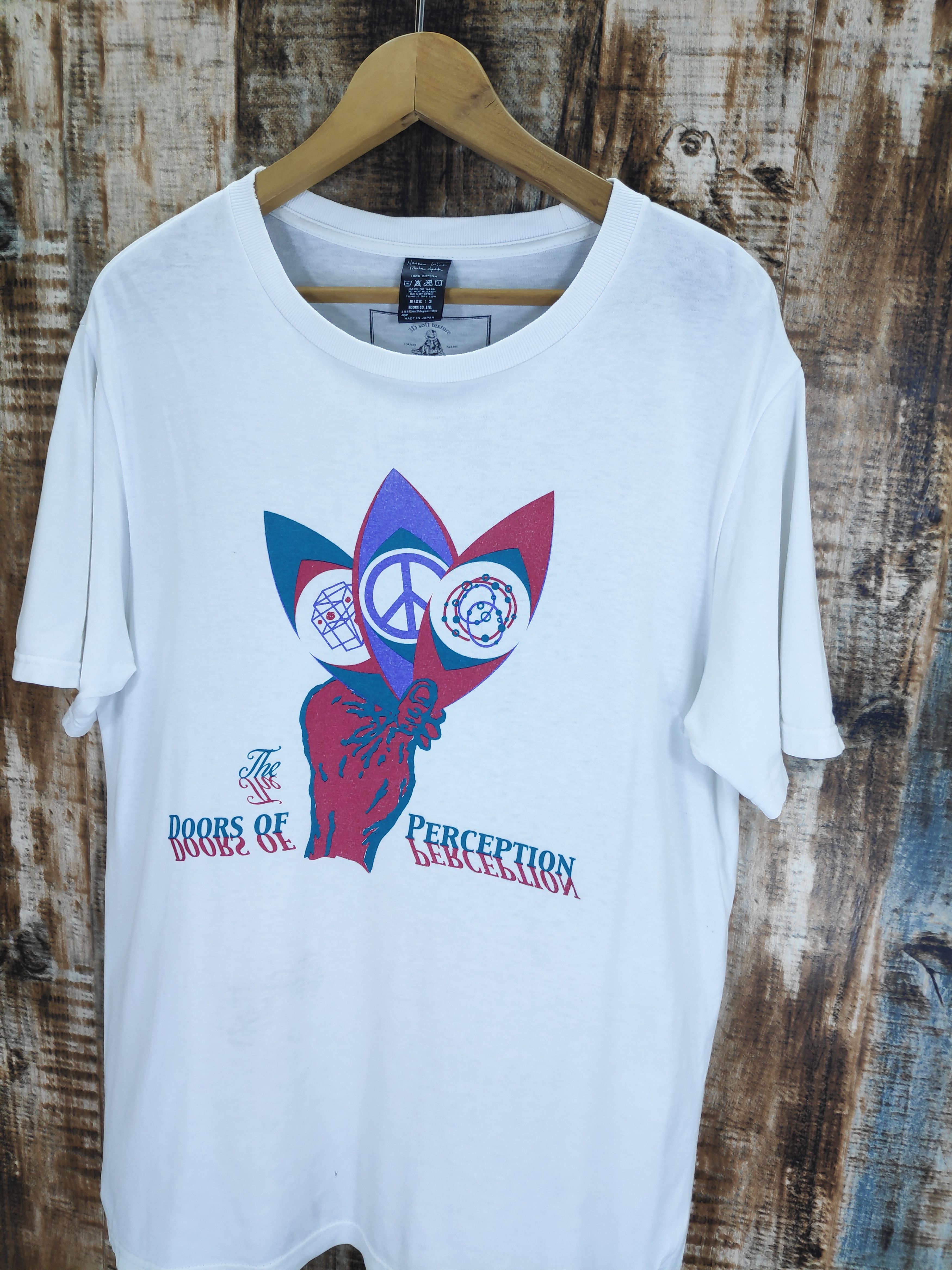 Number (N)ine (N)INE X ROMP COMMUNICATE "THE DOORS OF PERCEPTION" TEE Size US M / EU 48-50 / 2 - 2 Thumbnail