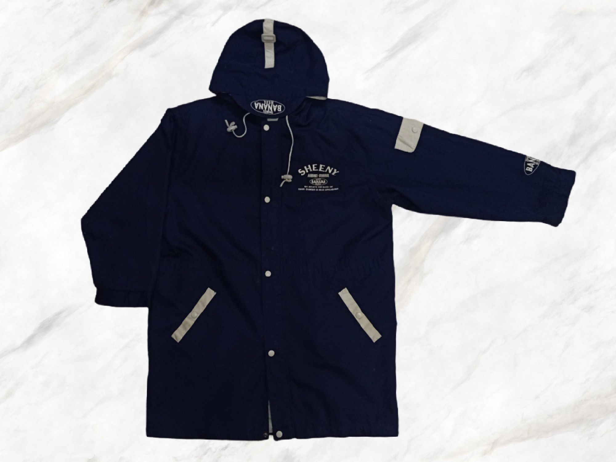 Banana Republic BANANA SPORTS HEEL Japanese Brand Embroidered Hoodie Parka Size US L / EU 52-54 / 3 - 3 Thumbnail