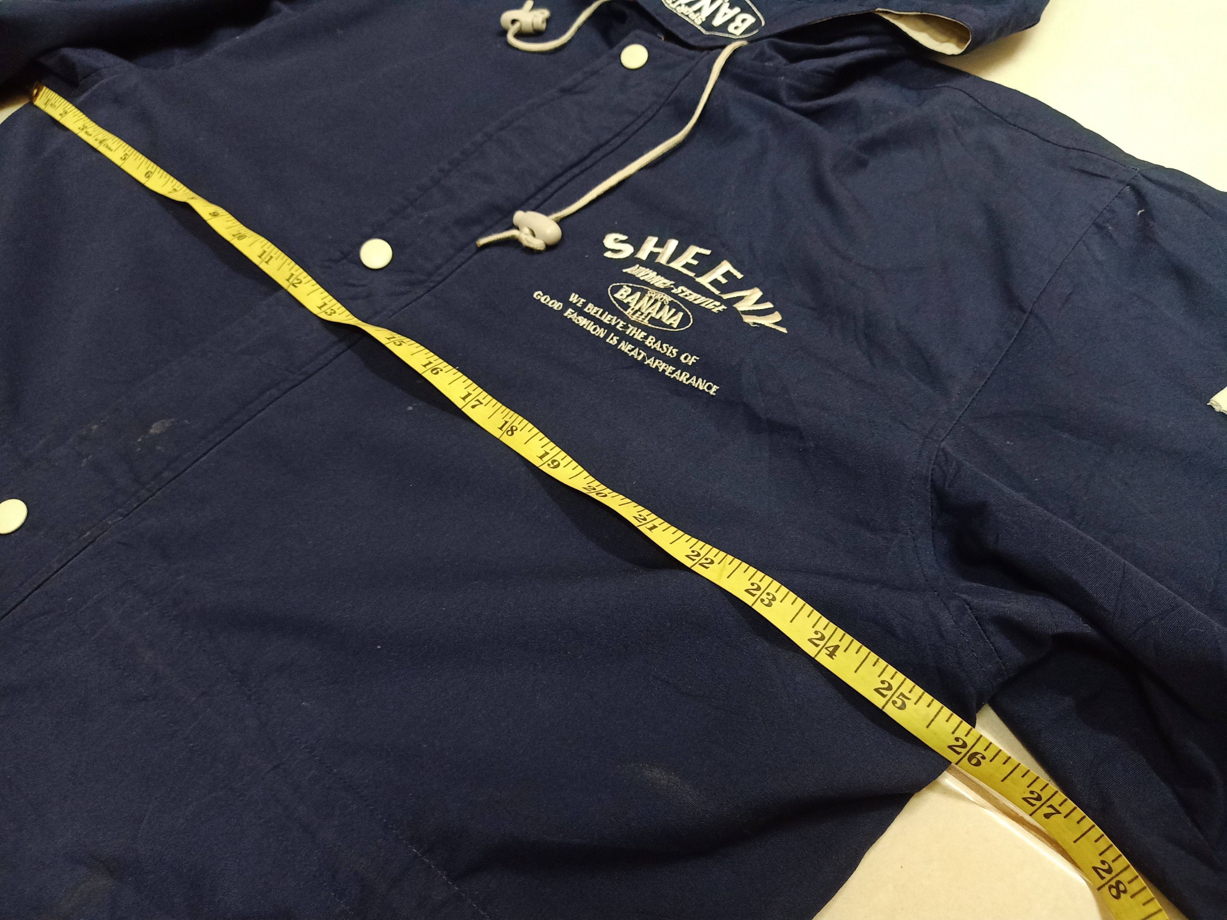 Banana Republic BANANA SPORTS HEEL Japanese Brand Embroidered Hoodie Parka Size US L / EU 52-54 / 3 - 7 Thumbnail