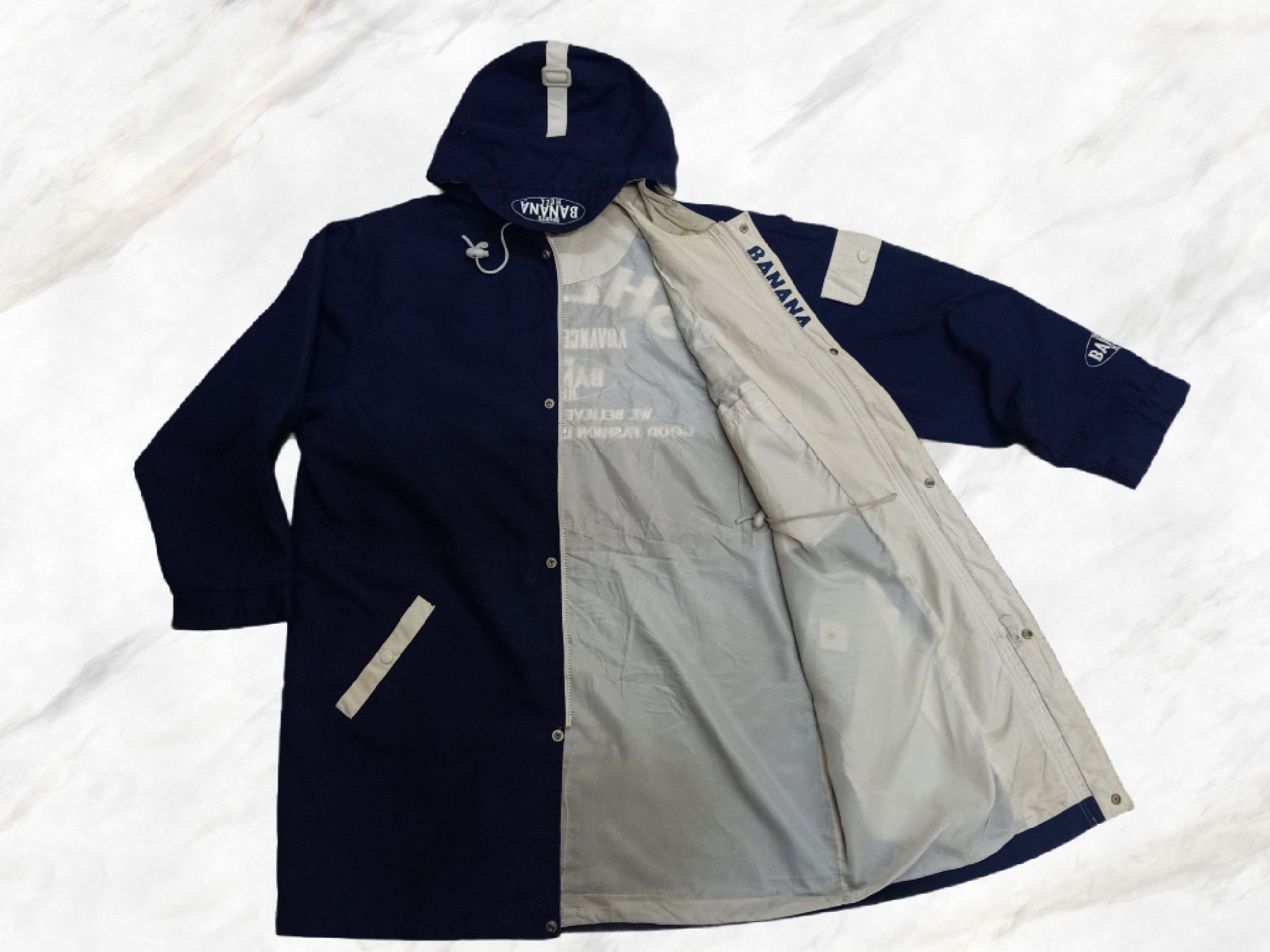 Banana Republic BANANA SPORTS HEEL Japanese Brand Embroidered Hoodie Parka Size US L / EU 52-54 / 3 - 4 Thumbnail