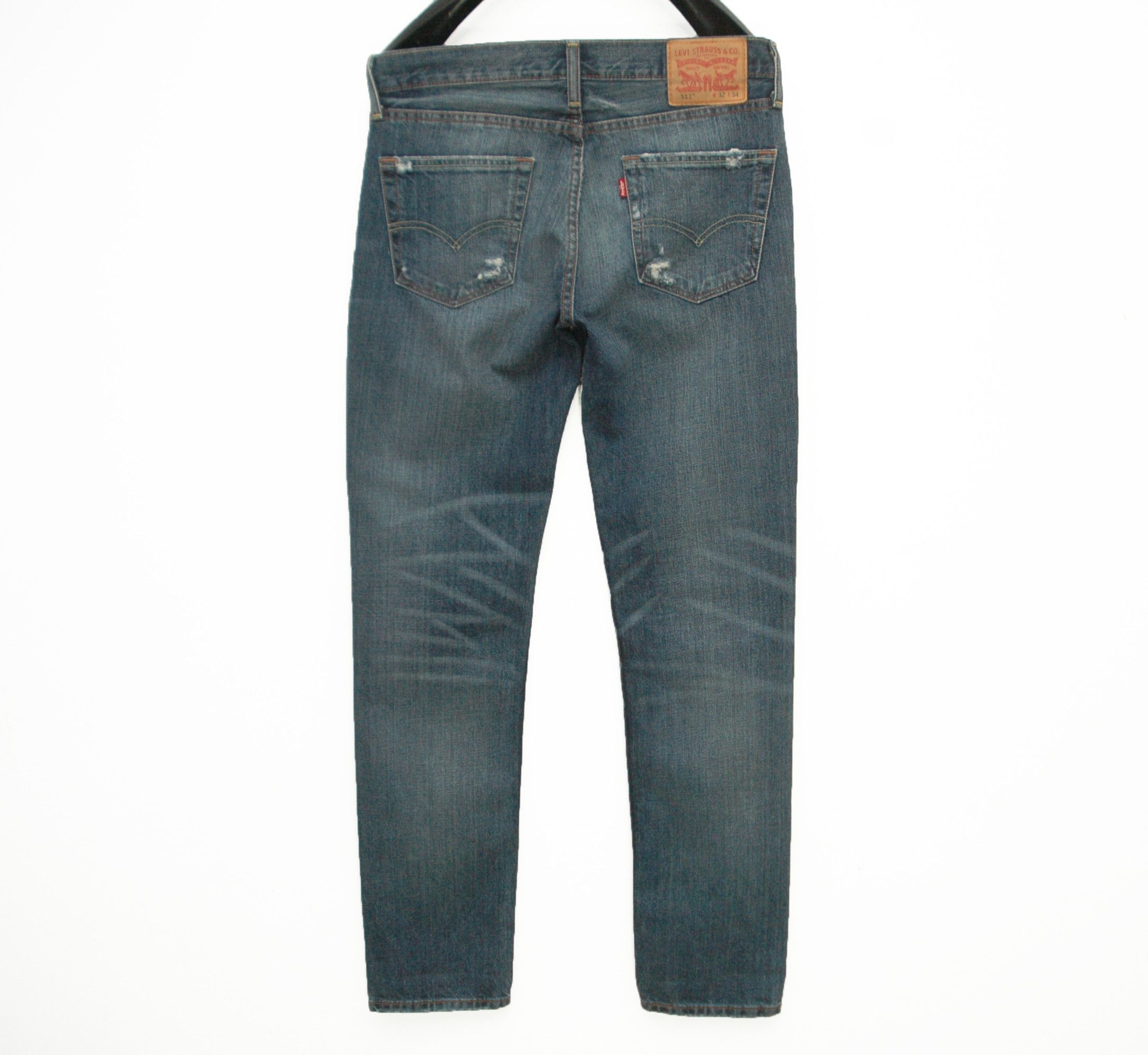 Levi's Levis Distressed Denim Jeans Made in Mexico W32 L34 Size US 32 / EU 48 - 5 Thumbnail