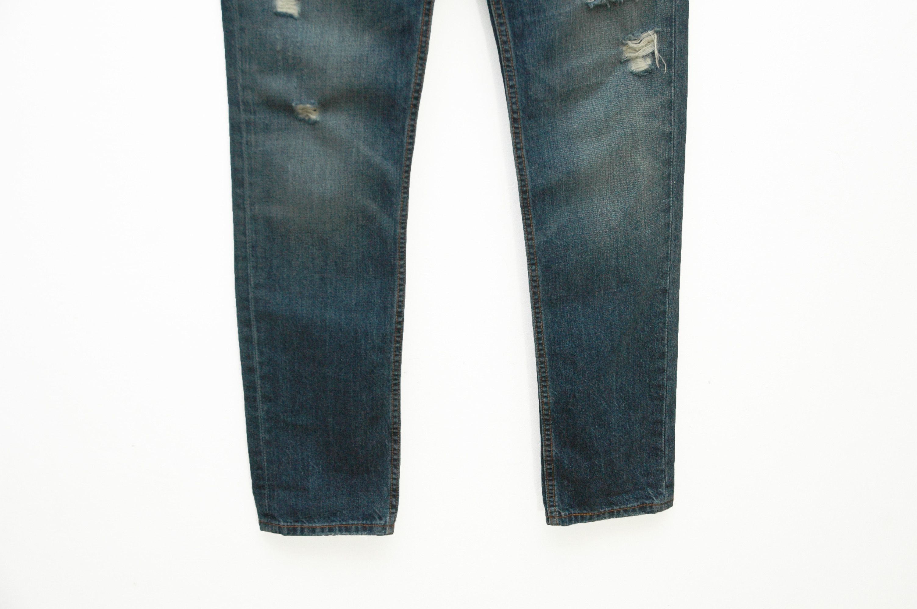 Levi's Levis Distressed Denim Jeans Made in Mexico W32 L34 Size US 32 / EU 48 - 4 Thumbnail