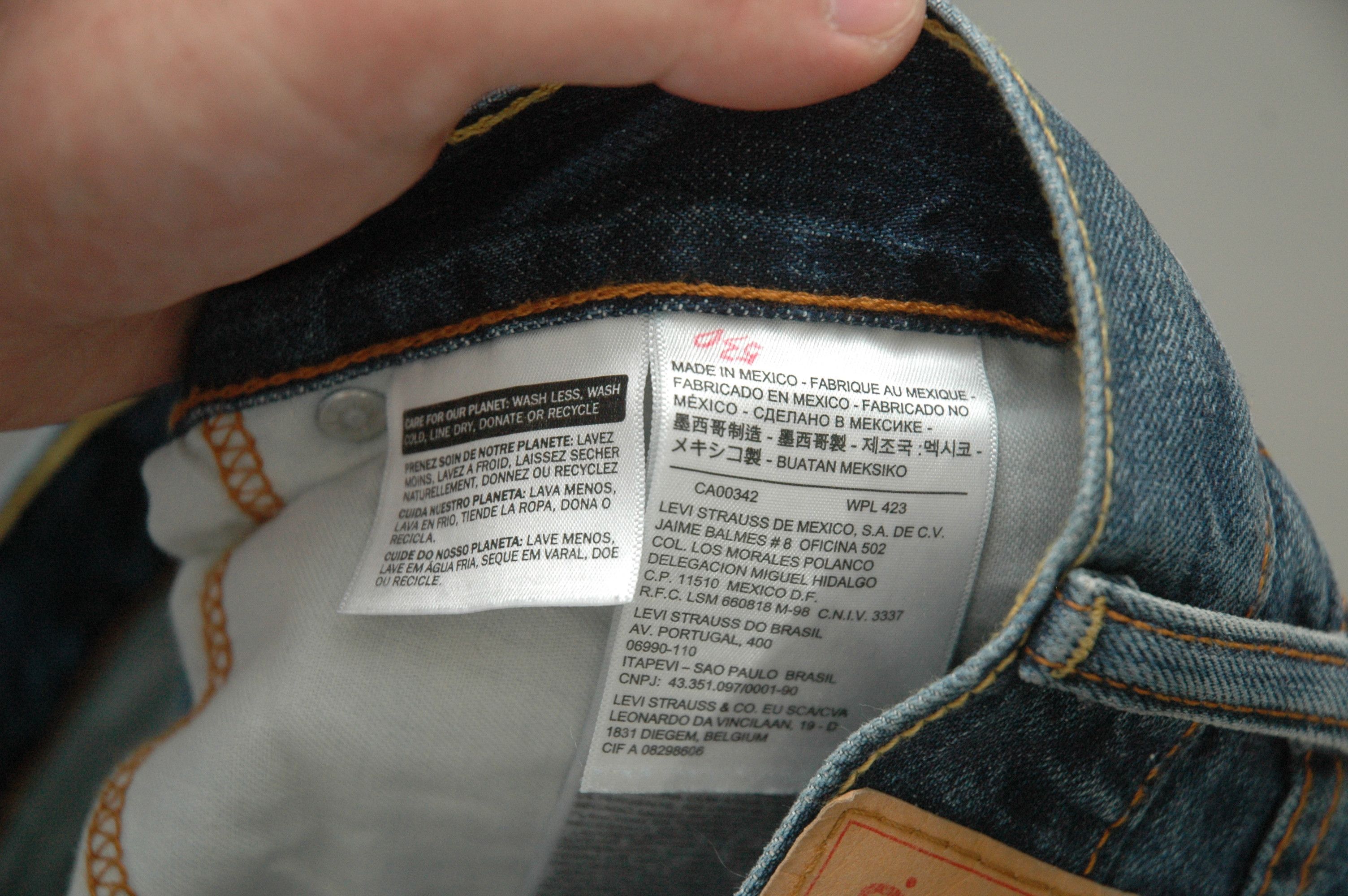 Levi's Levis Distressed Denim Jeans Made in Mexico W32 L34 Size US 32 / EU 48 - 11 Thumbnail