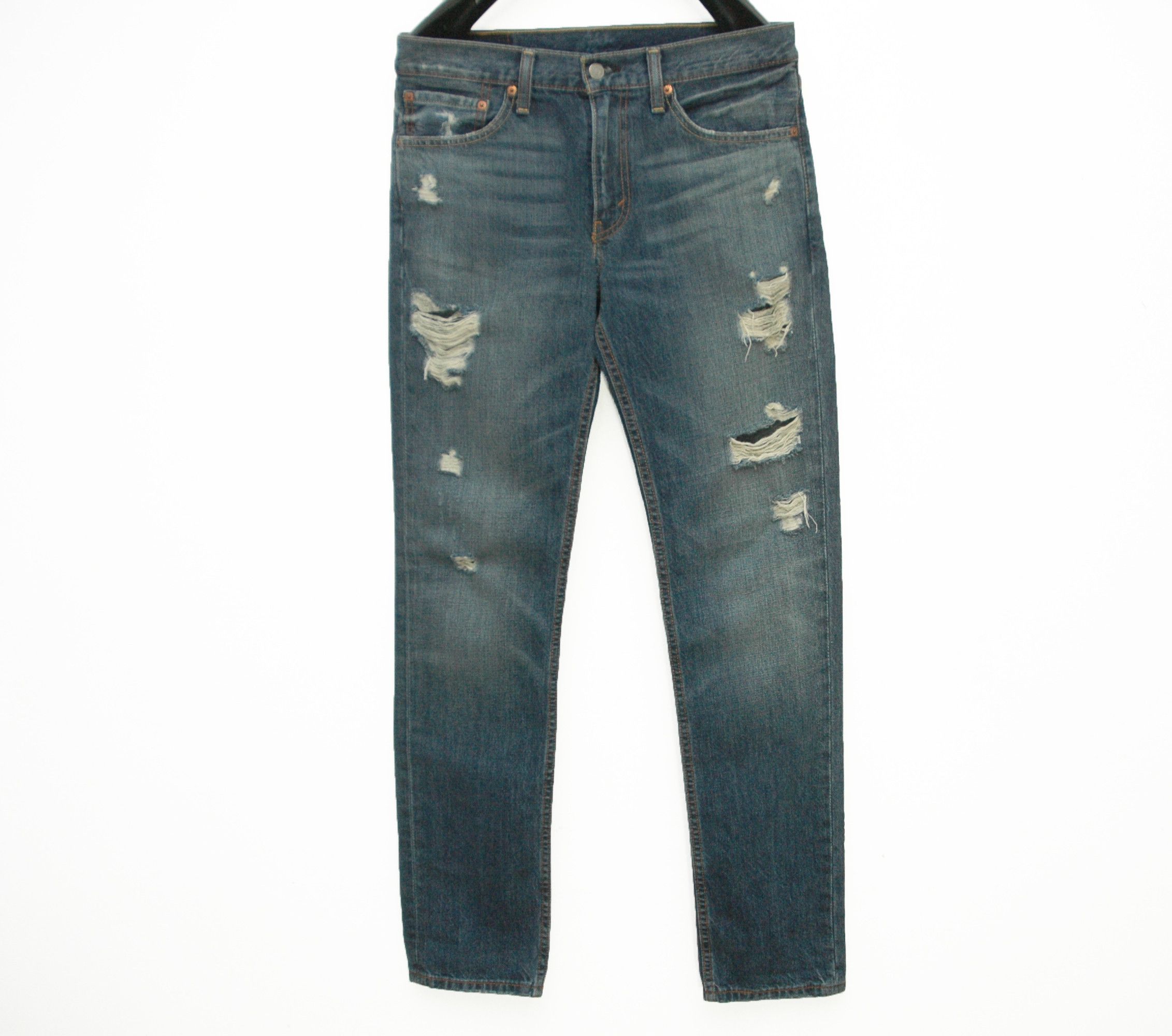 Levi's Levis Distressed Denim Jeans Made in Mexico W32 L34 Size US 32 / EU 48 - 1 Thumbnail