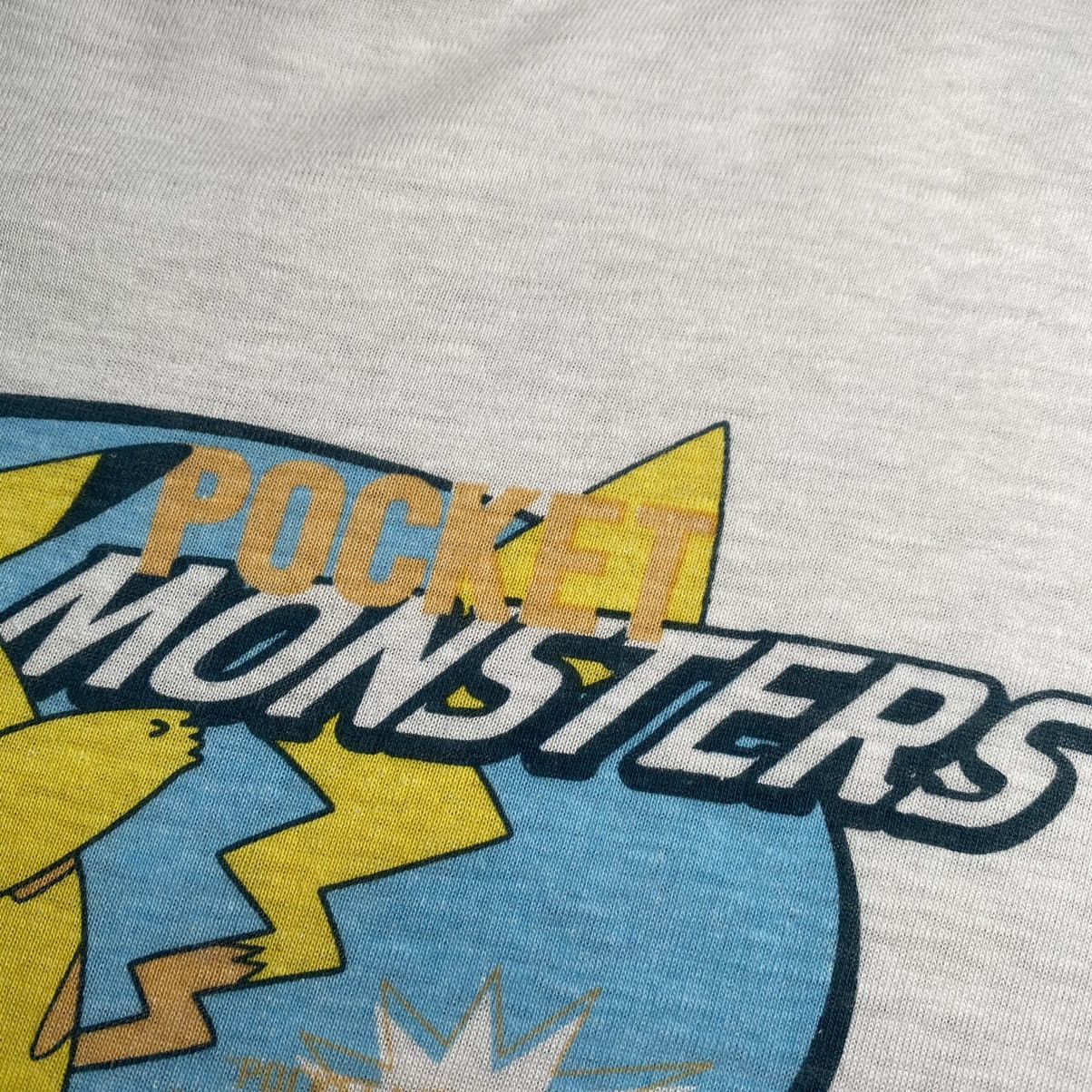 Nintendo VINTAGE RARE POKEMON PIKACHU POCKET MONSTER ANIME T-SHIRT Size US L / EU 52-54 / 3 - 7 Thumbnail