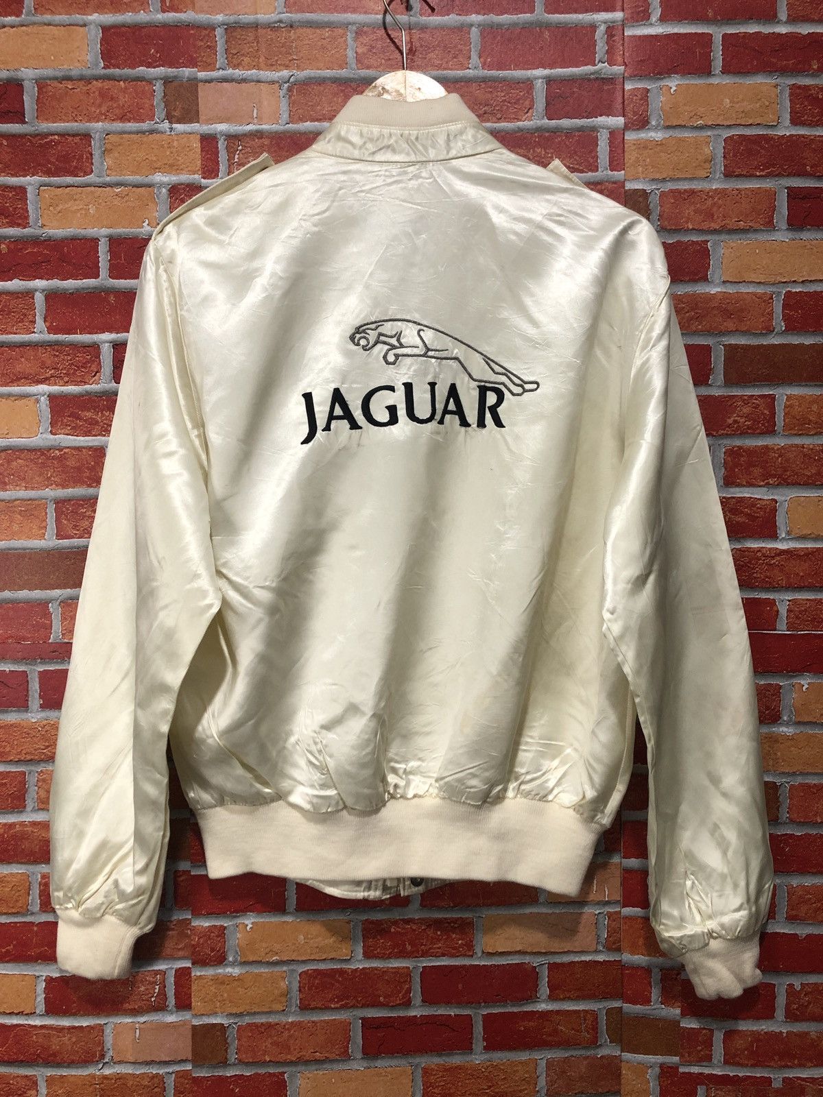 Vintage Jaguar Cars Satin Jacket - Main Image