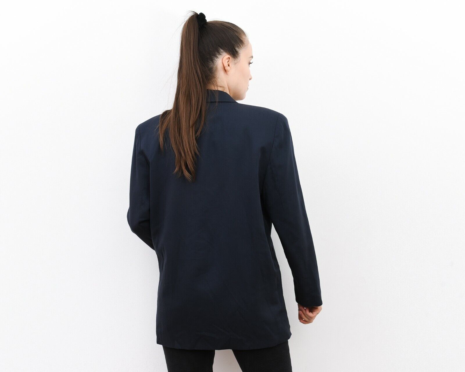 Other × Vintage Women's M Double Breasted Jacket Blazer Golden Buttons Wool Size M / US 6-8 / IT 42-44 - 6 Thumbnail