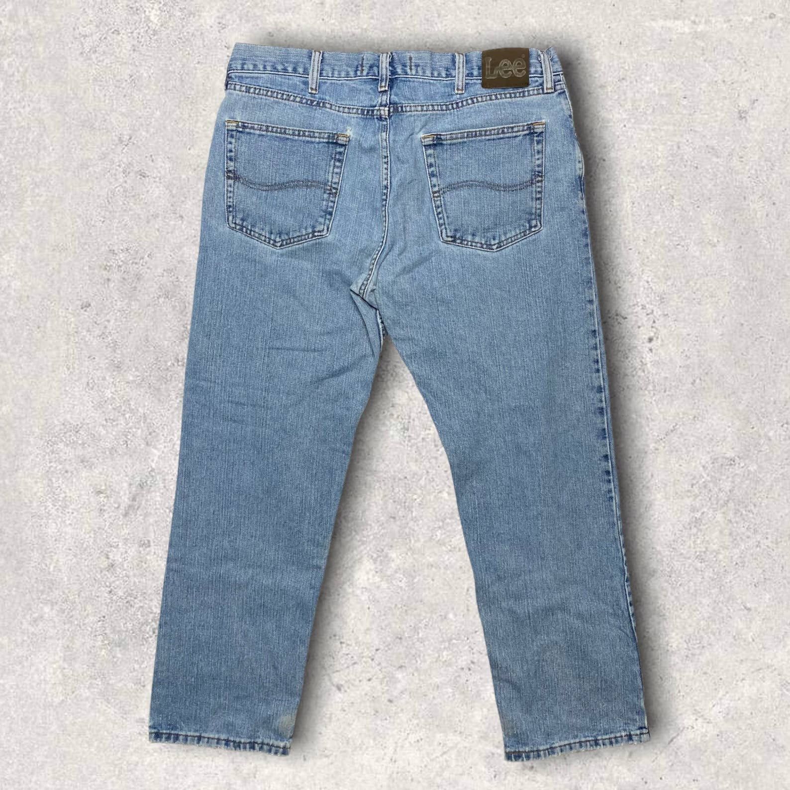 Lee Light Wash Straight Fit Lee Jeans | Grailed