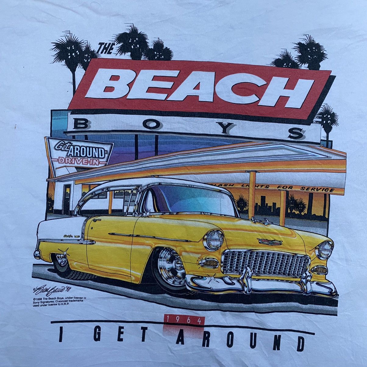Band Tees VTG 90S THE BEACH BOYS BAND TEE Size US L / EU 52-54 / 3 - 4 Thumbnail