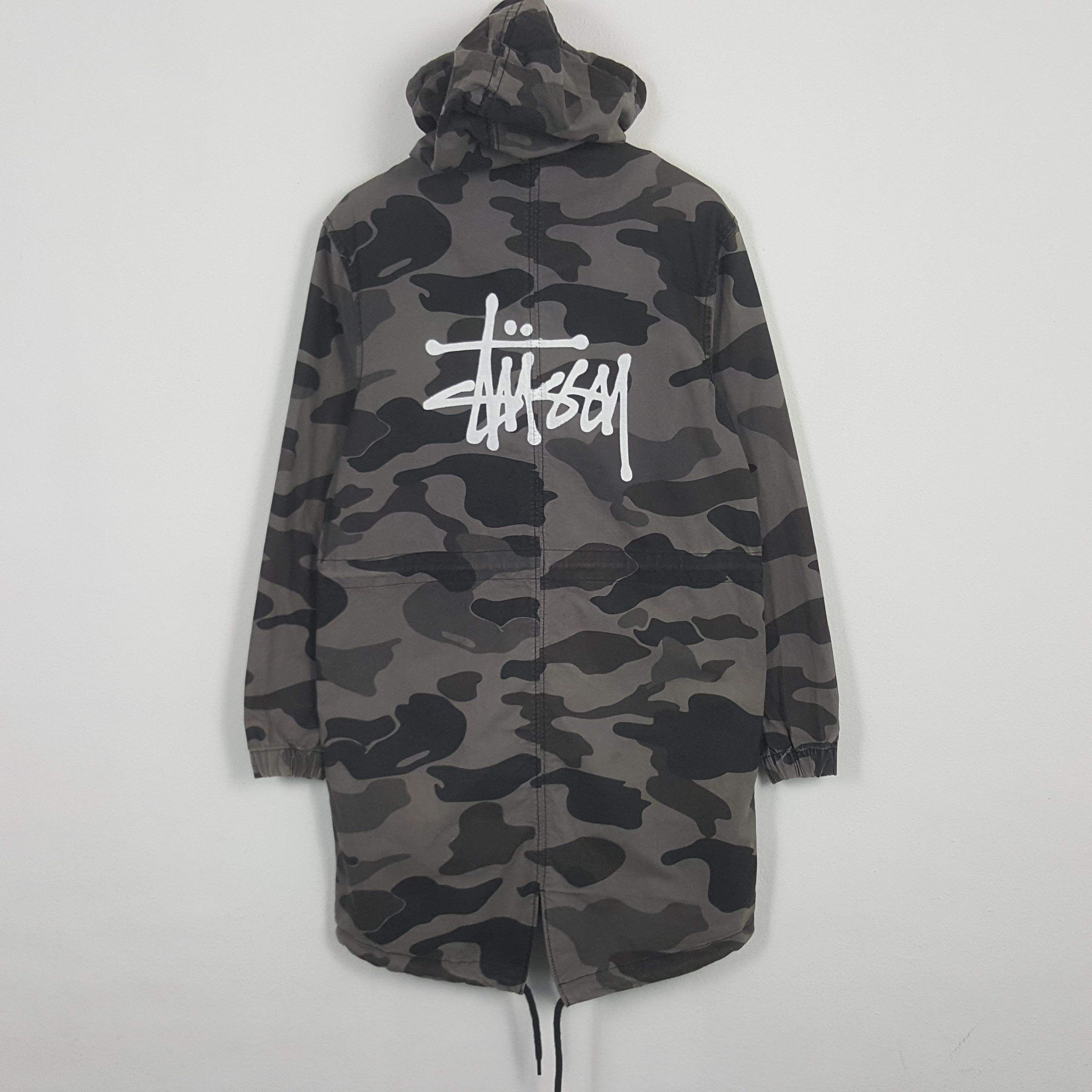 Stussy Camo Hoodie | Grailed