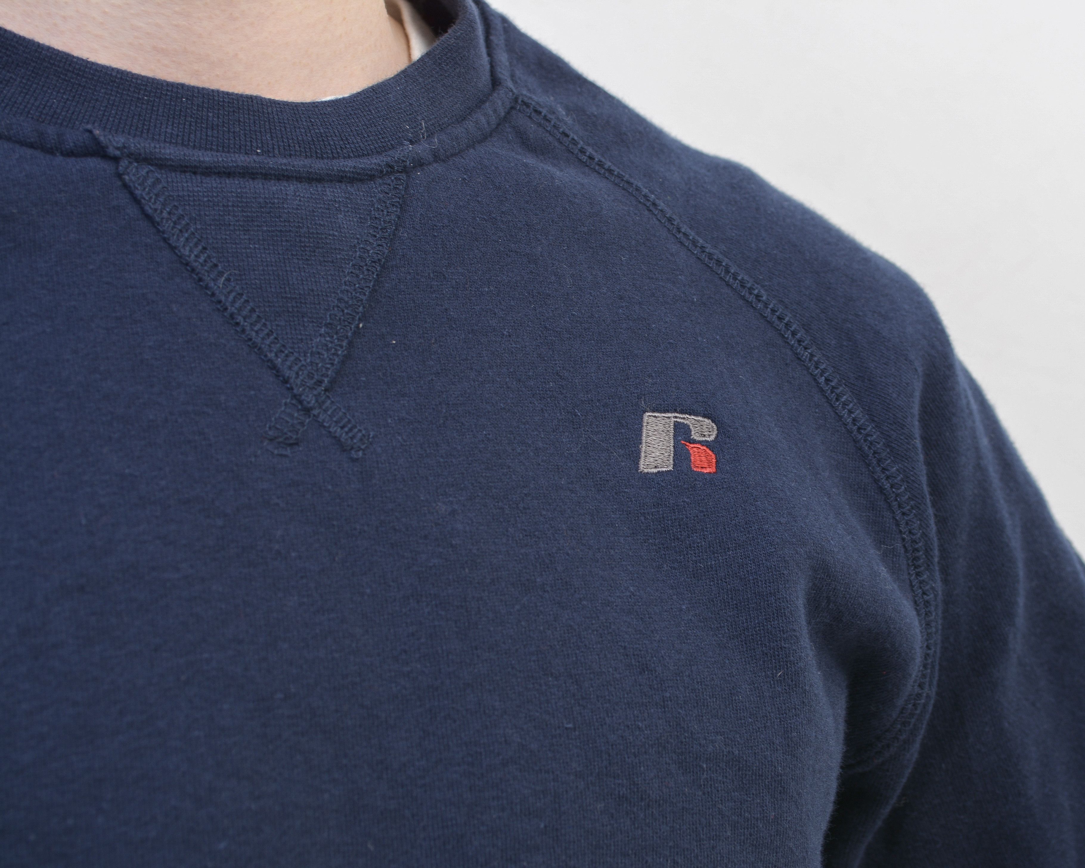 Russell Athletic × Vintage Hoodie S Embroidery logo Jumper Sweater Sweatshirt Pullover Size US S / EU 44-46 / 1 - 4 Thumbnail