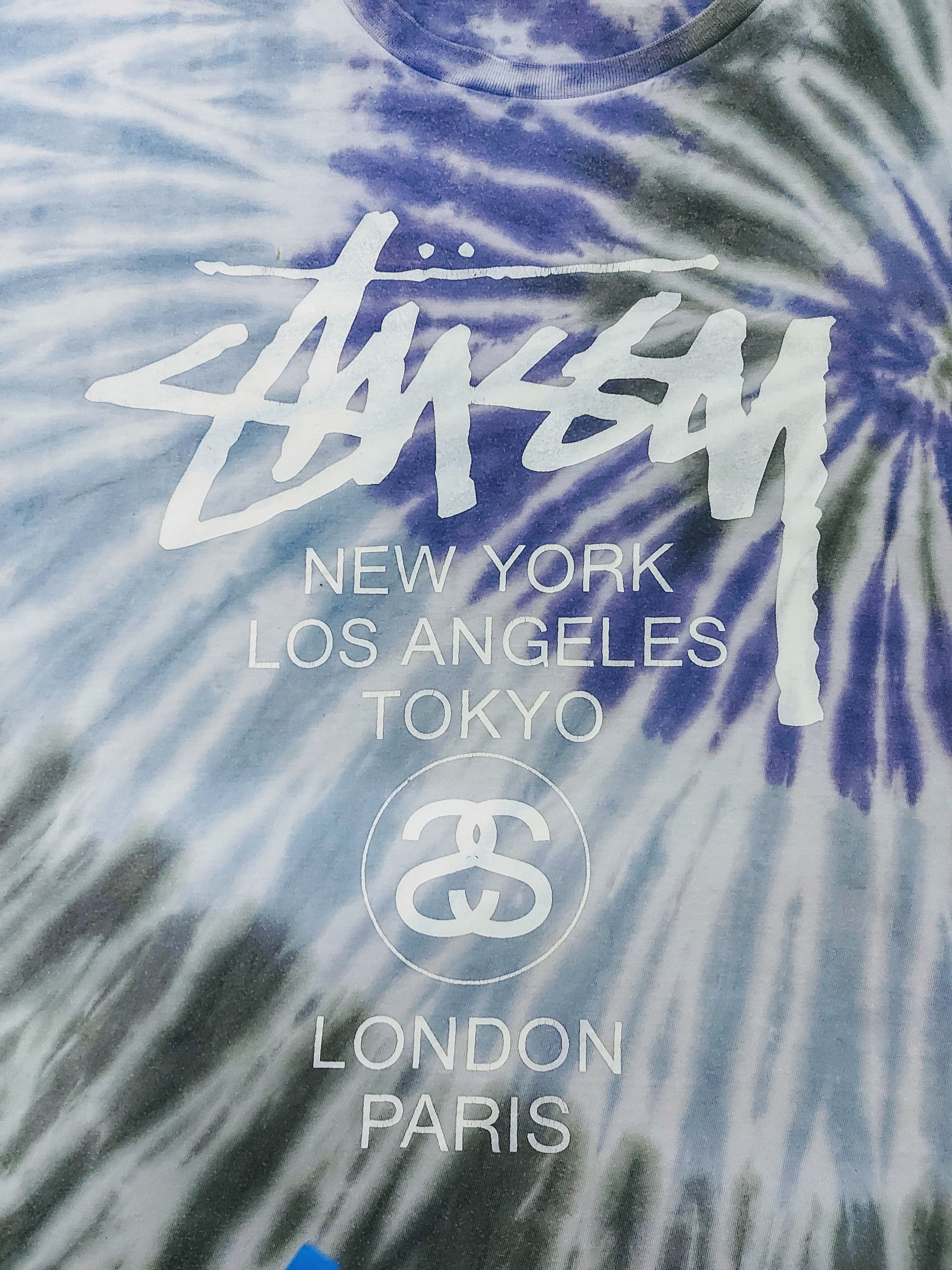Stussy (B104) STUSSY - big logo tie dye Size US L / EU 52-54 / 3 - 2 Thumbnail