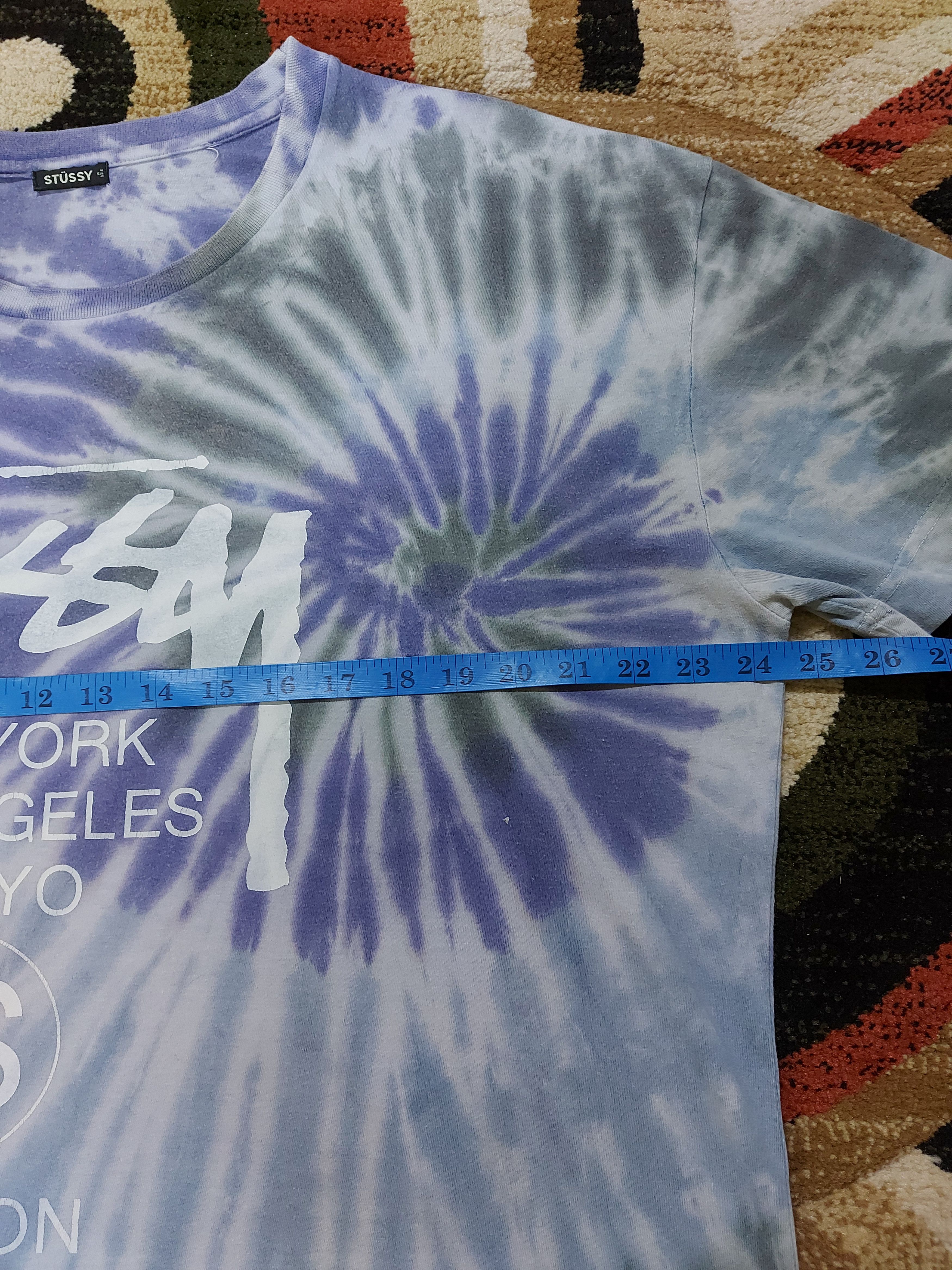 Stussy (B104) STUSSY - big logo tie dye Size US L / EU 52-54 / 3 - 3 Thumbnail