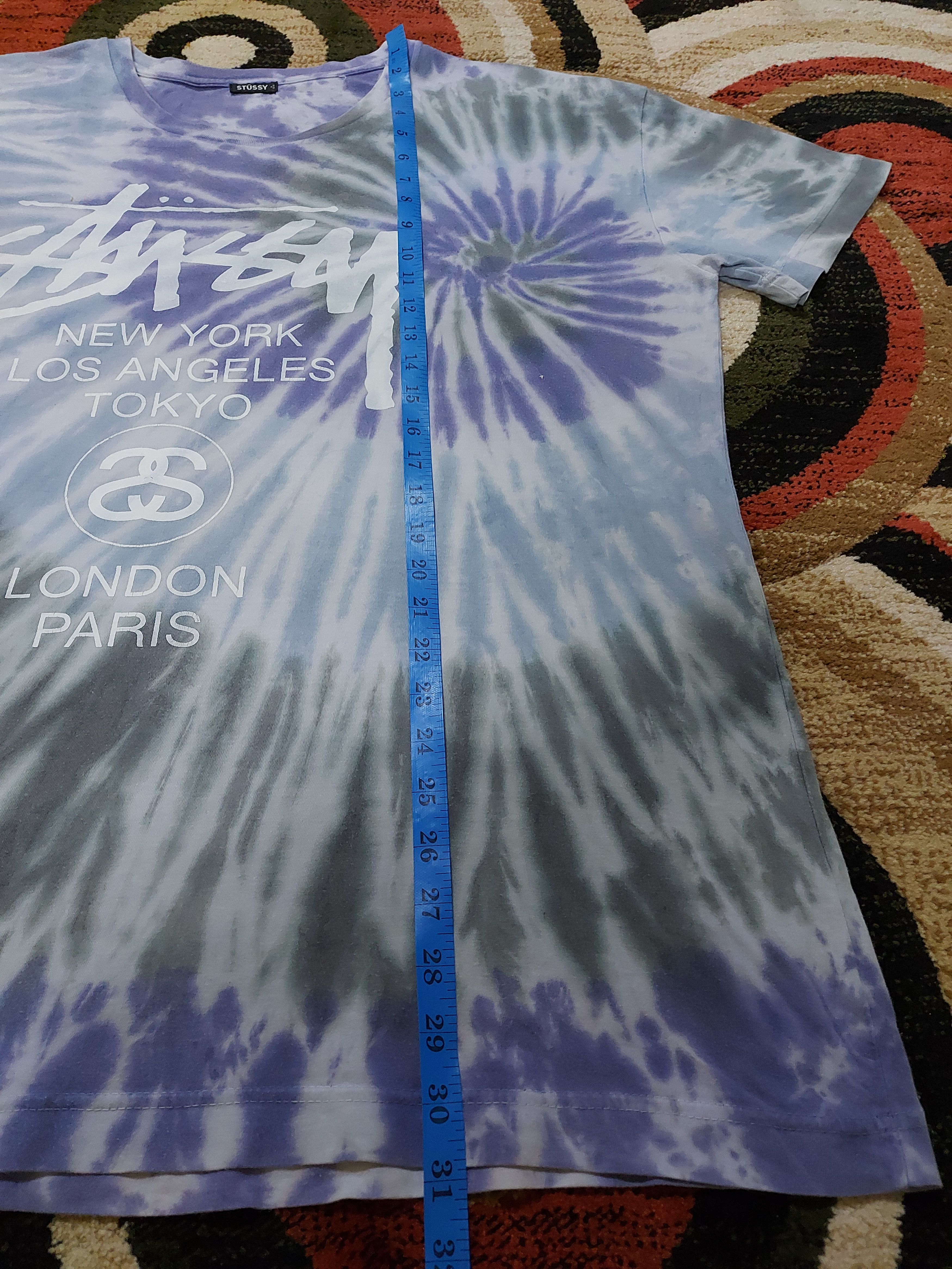 Stussy (B104) STUSSY - big logo tie dye Size US L / EU 52-54 / 3 - 4 Thumbnail