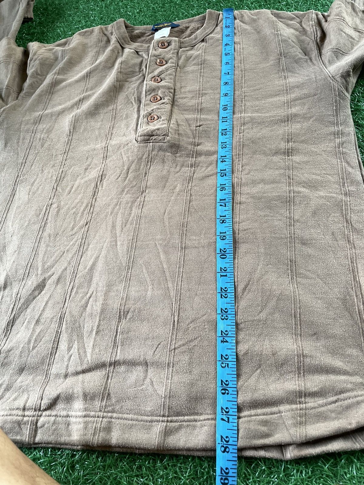 Vintage × Woolrich Woolen Mills Woolrich Half Button Long Sleeve Size US L / EU 52-54 / 3 - 10 Thumbnail