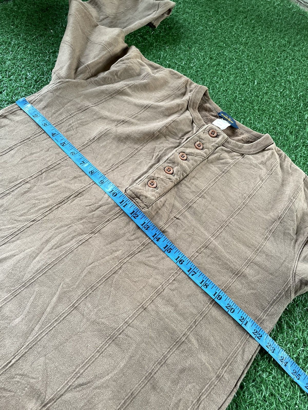Vintage × Woolrich Woolen Mills Woolrich Half Button Long Sleeve Size US L / EU 52-54 / 3 - 9 Thumbnail