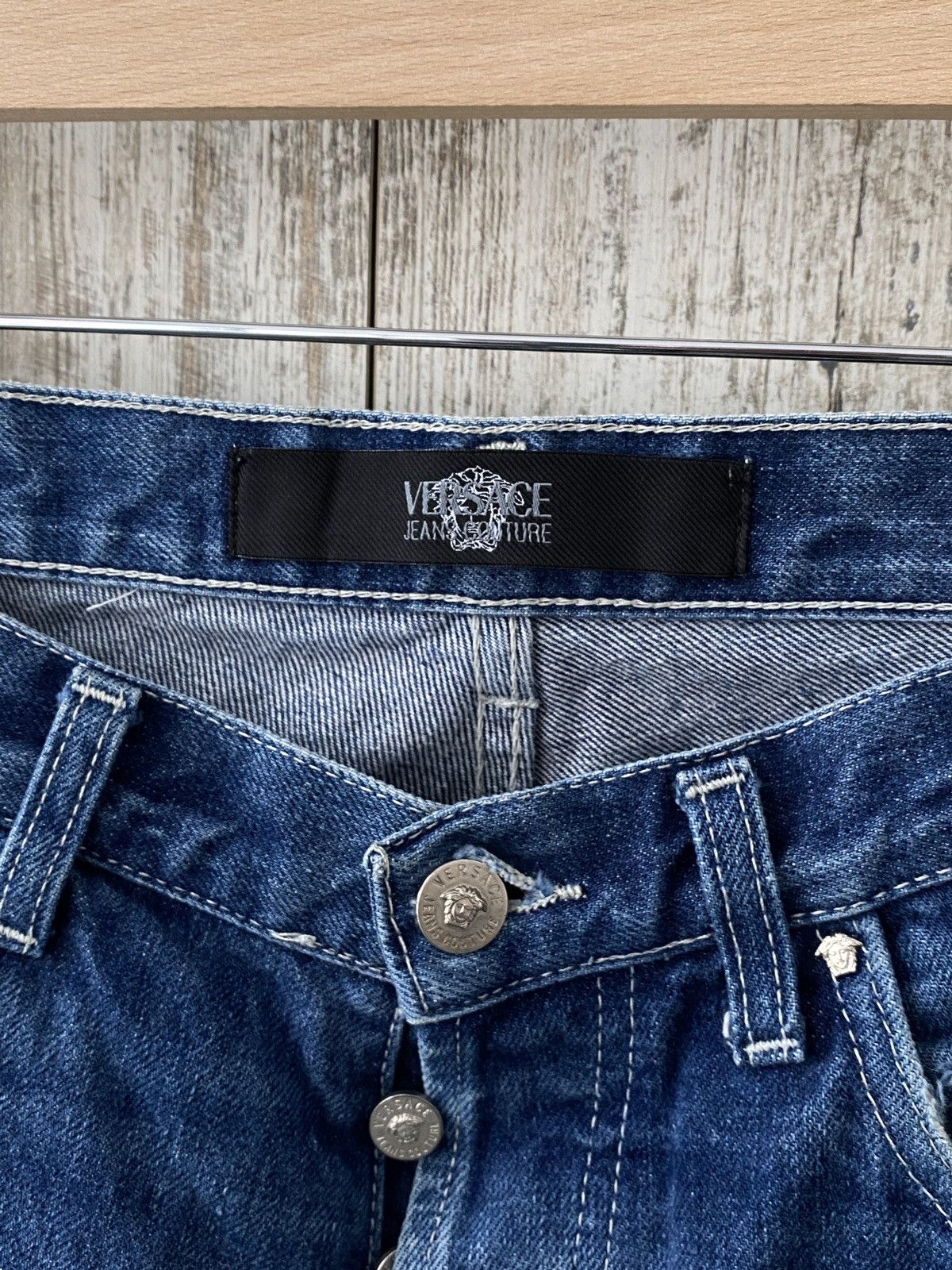 Versace Versace Jeans Couture blue vintage denim jeans 36 50 Size US 34 / EU 50 - 11 Thumbnail