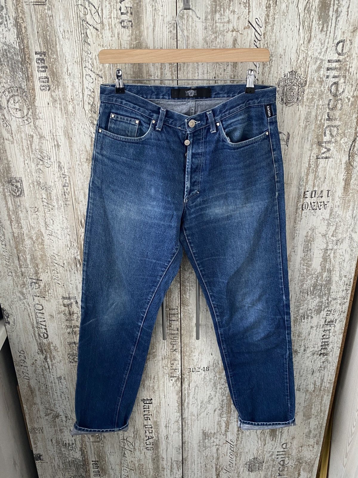 Versace Versace Jeans Couture blue vintage denim jeans 36 50 Size US 34 / EU 50 - 8 Thumbnail