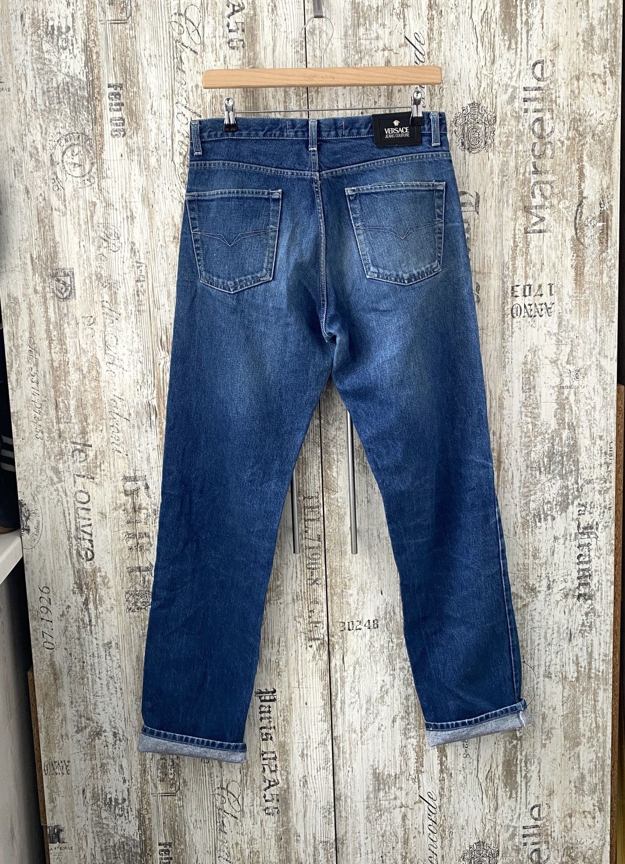 Versace Jeans Couture blue vintage denim jeans 36 50