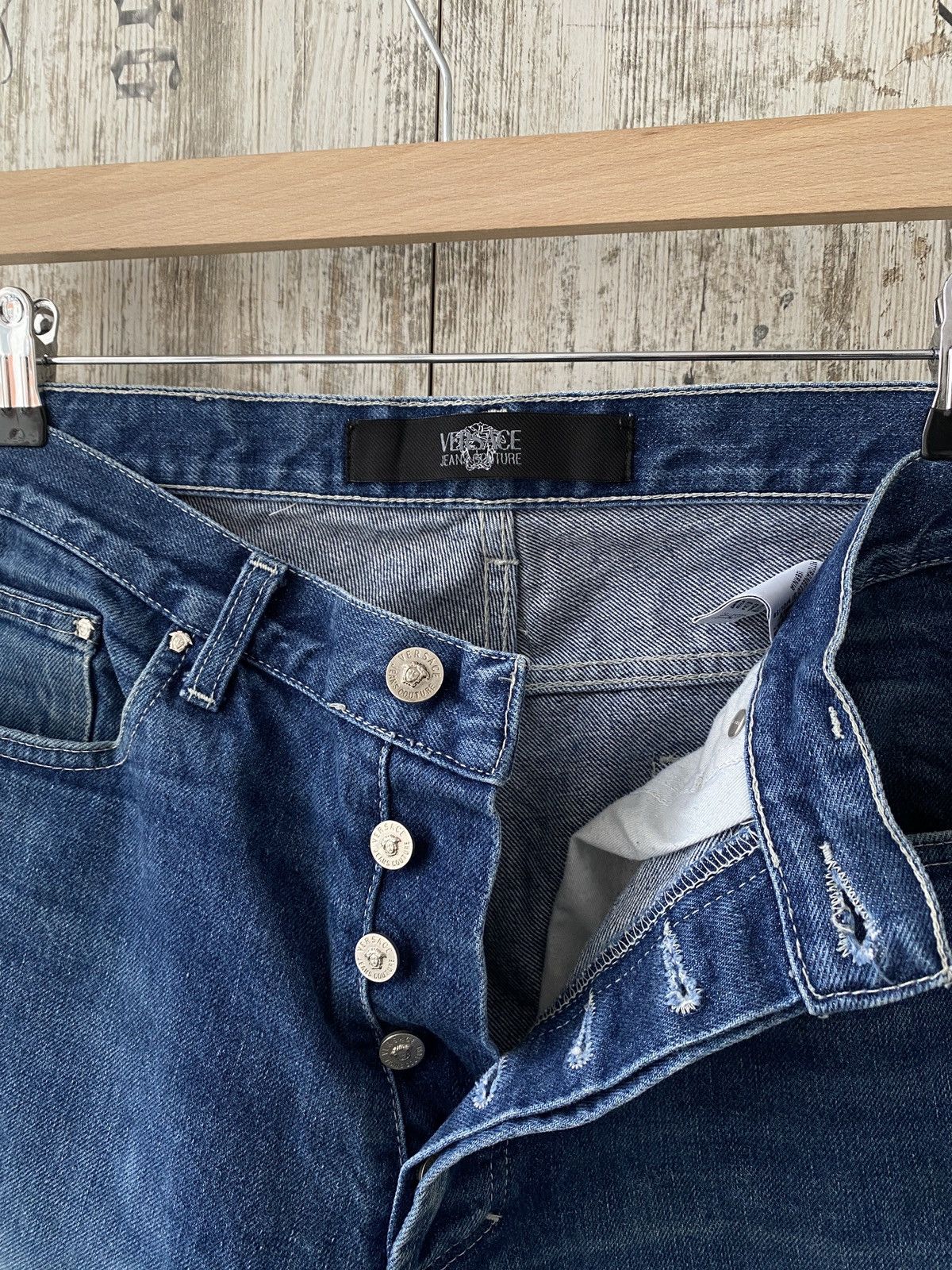 Versace Versace Jeans Couture blue vintage denim jeans 36 50 Size US 34 / EU 50 - 12 Thumbnail