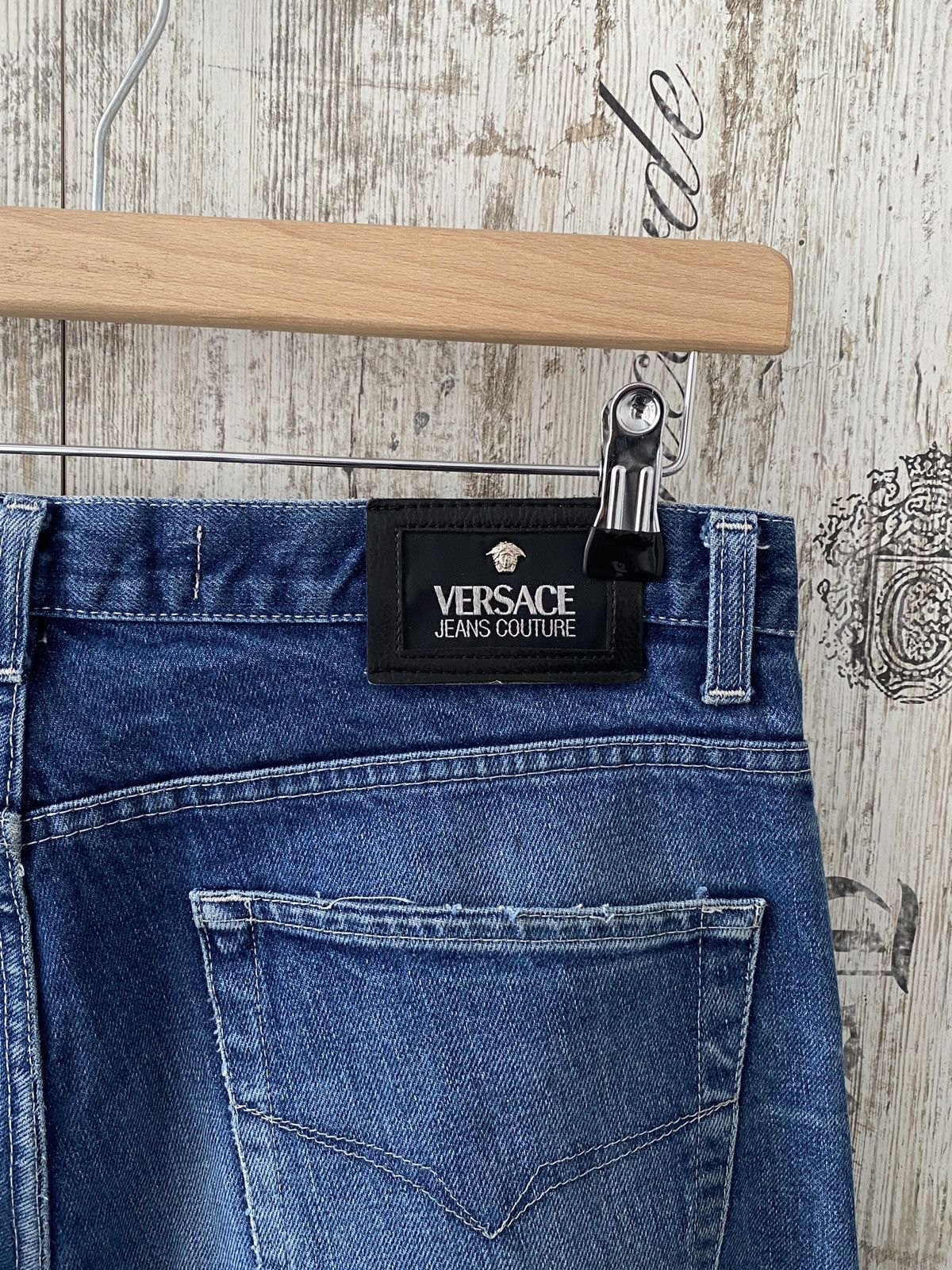 Versace Versace Jeans Couture blue vintage denim jeans 36 50 Size US 34 / EU 50 - 4 Thumbnail